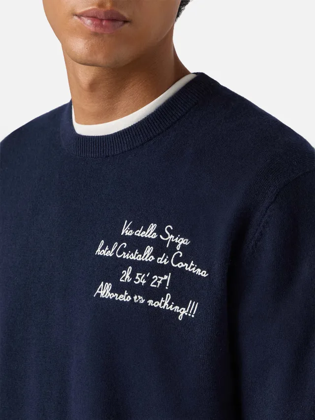 mc2-saint-barth-heron-light-girocollo-uomo-blu-vacanze-di-natale-special-edition image 1