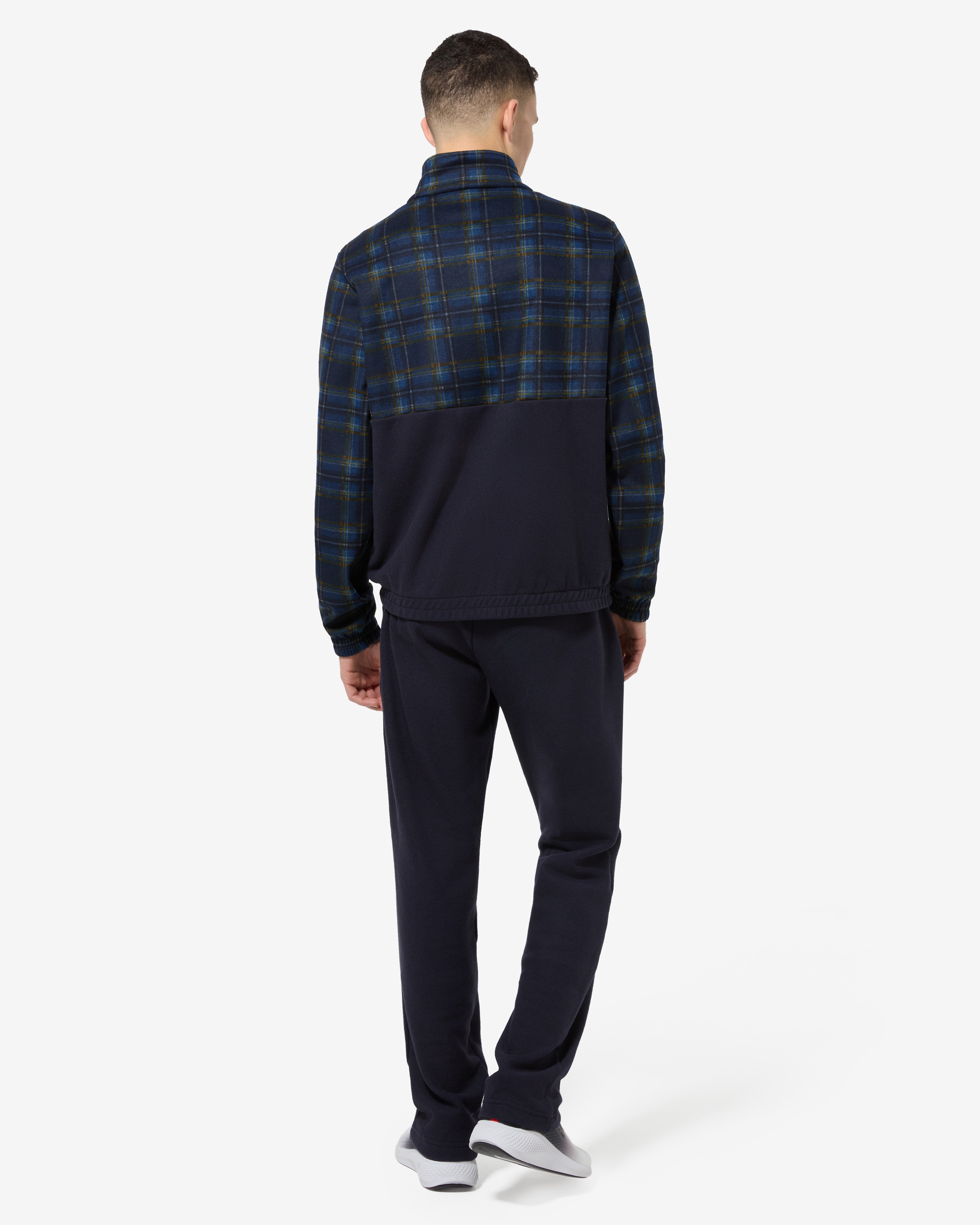 australian-check-tracksuit-tuta-sportiva-softech-check-blu-navy image 2