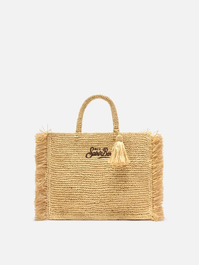 mc2-saint-barth-borsa-colette-in-raffia-con-frange-laterali image 1