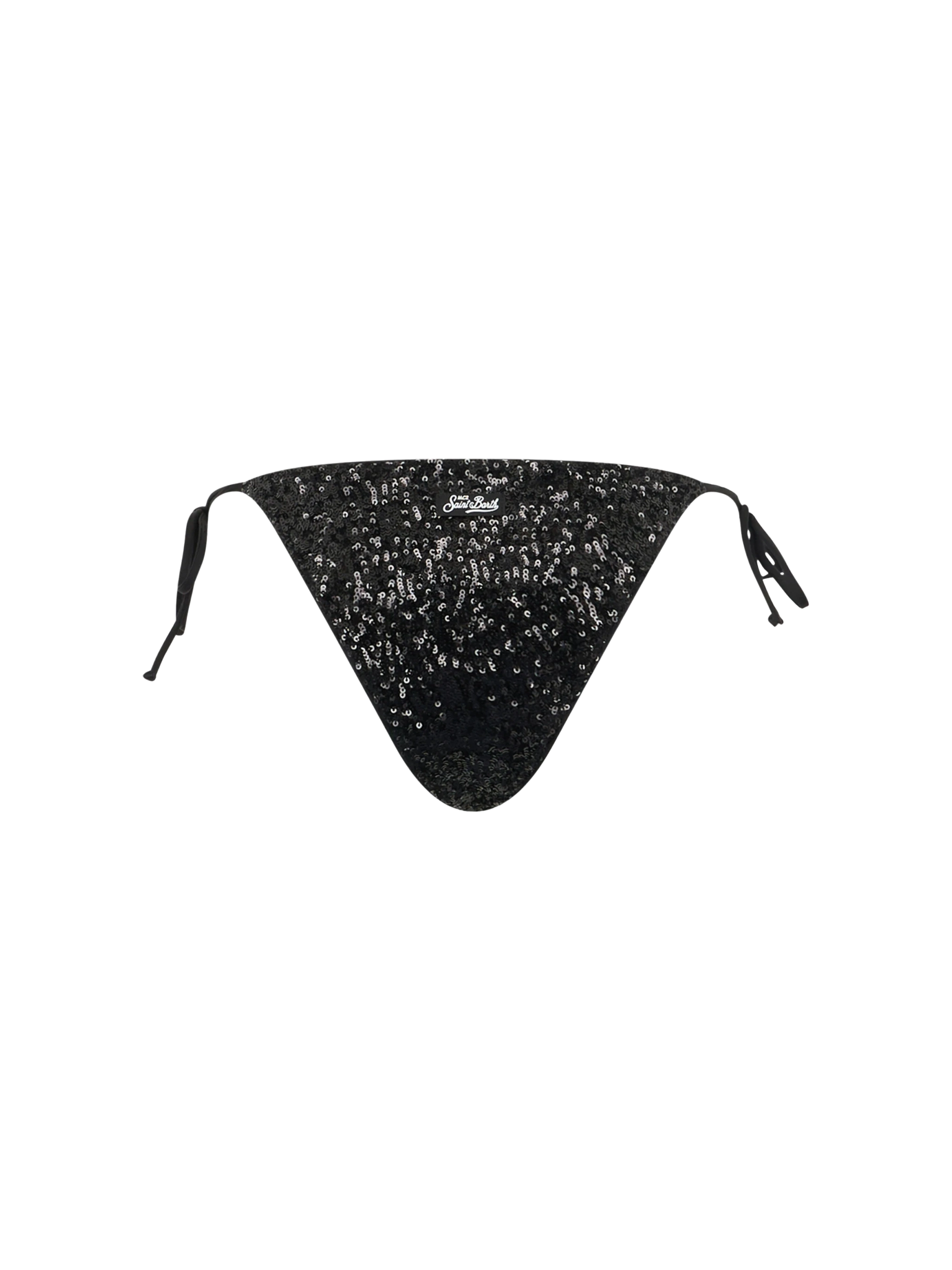 mc2-saint-barth-marielle-slip-mare-donna-nero-con-paillettes image 2