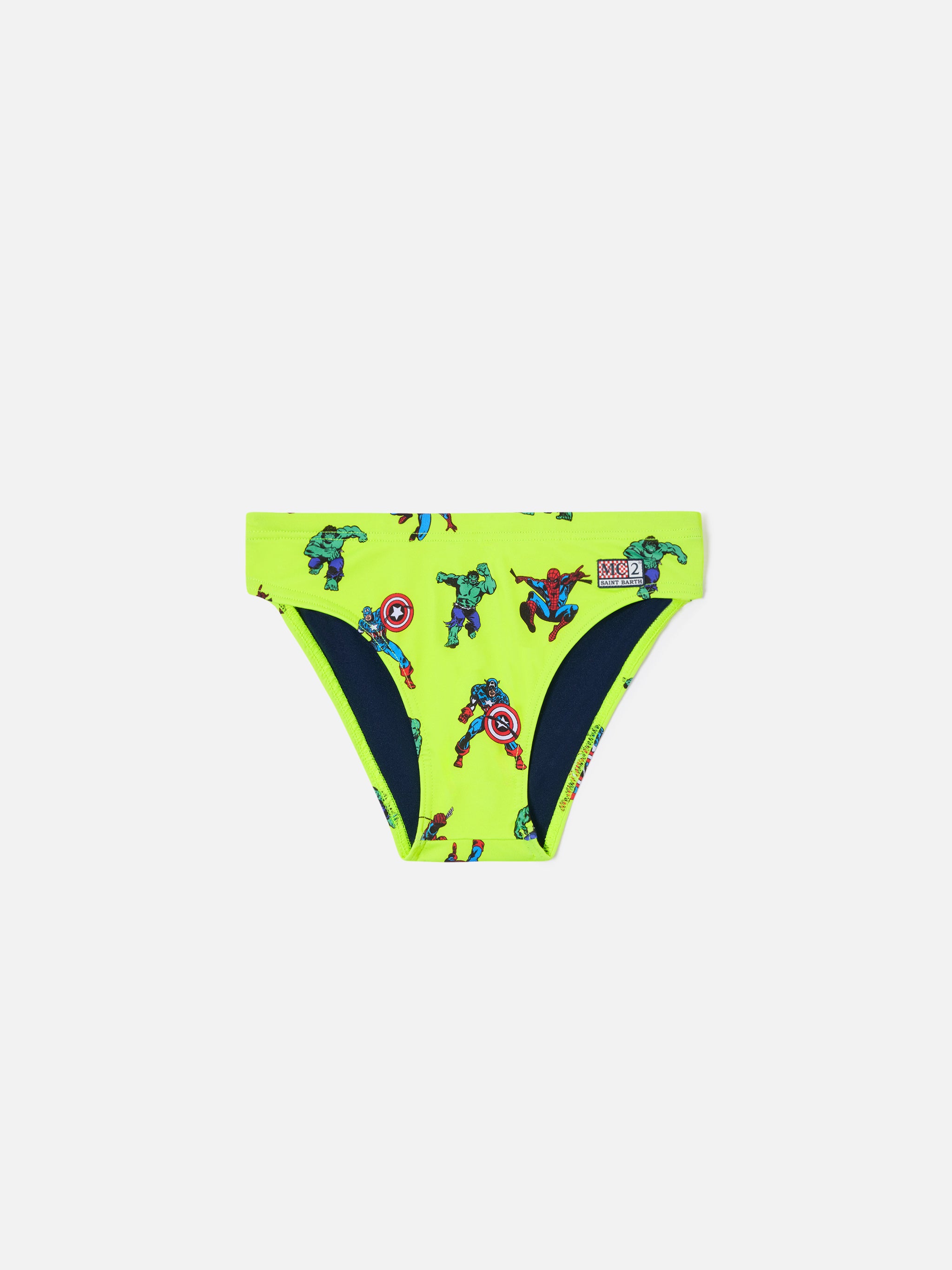 mc2-saint-barth-slip-mare-bambino-billy-giallo-marvel-all-over image 1