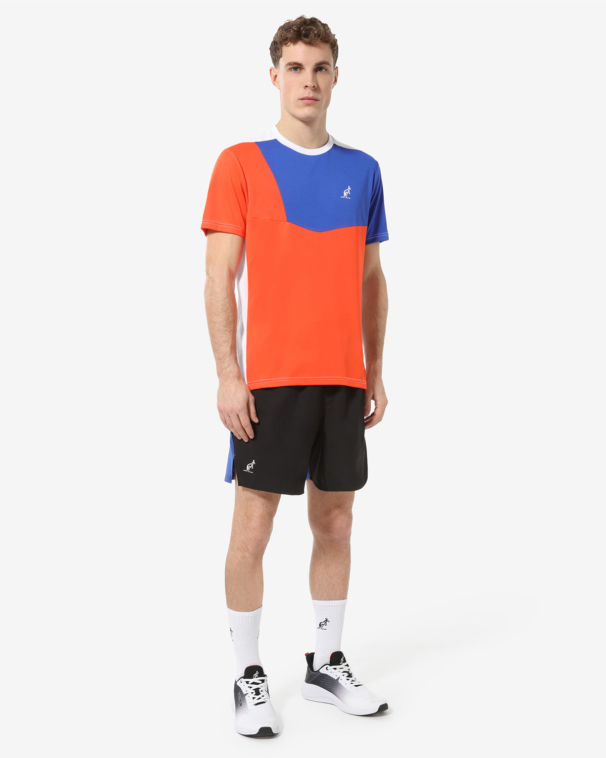 australian-color-block-short-nero-in-tessuto-slam-bi-elastico image 2