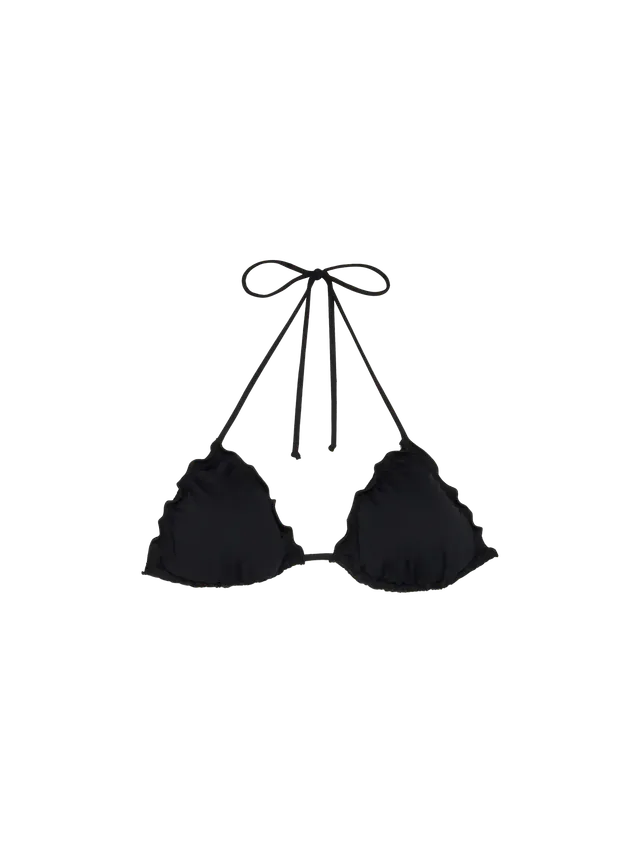 mc2-saint-barth-sagittarius-top-bikini-triangolo-classico-nero image 1