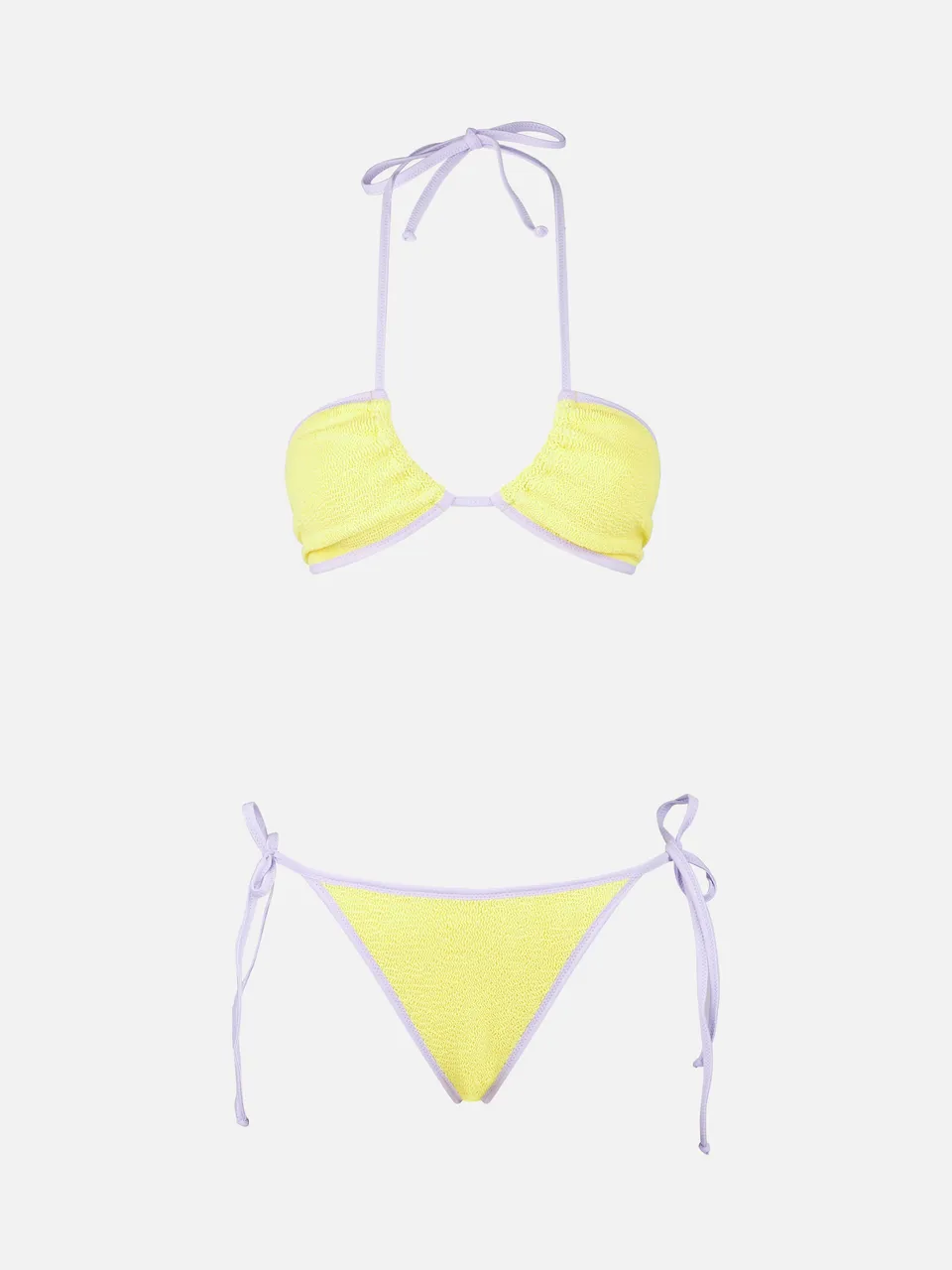 mc2-saint-barth-desiree-bikini-fascia-crinkle-giallo-special-edition image 1