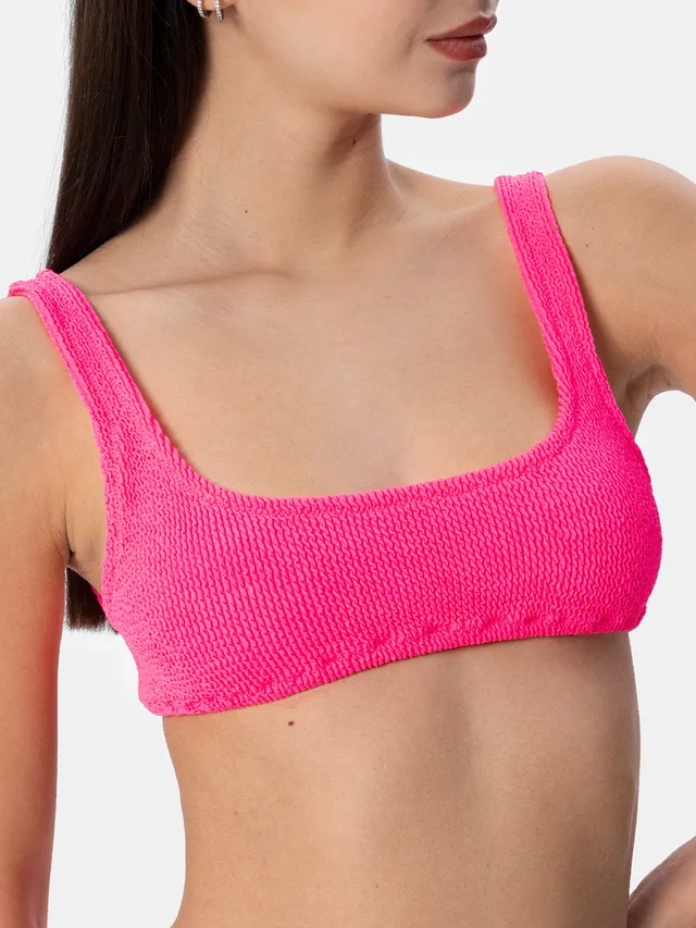 mc2-saint-barth-top-bikini-naima-crinkle-fucsia-bralette image 1
