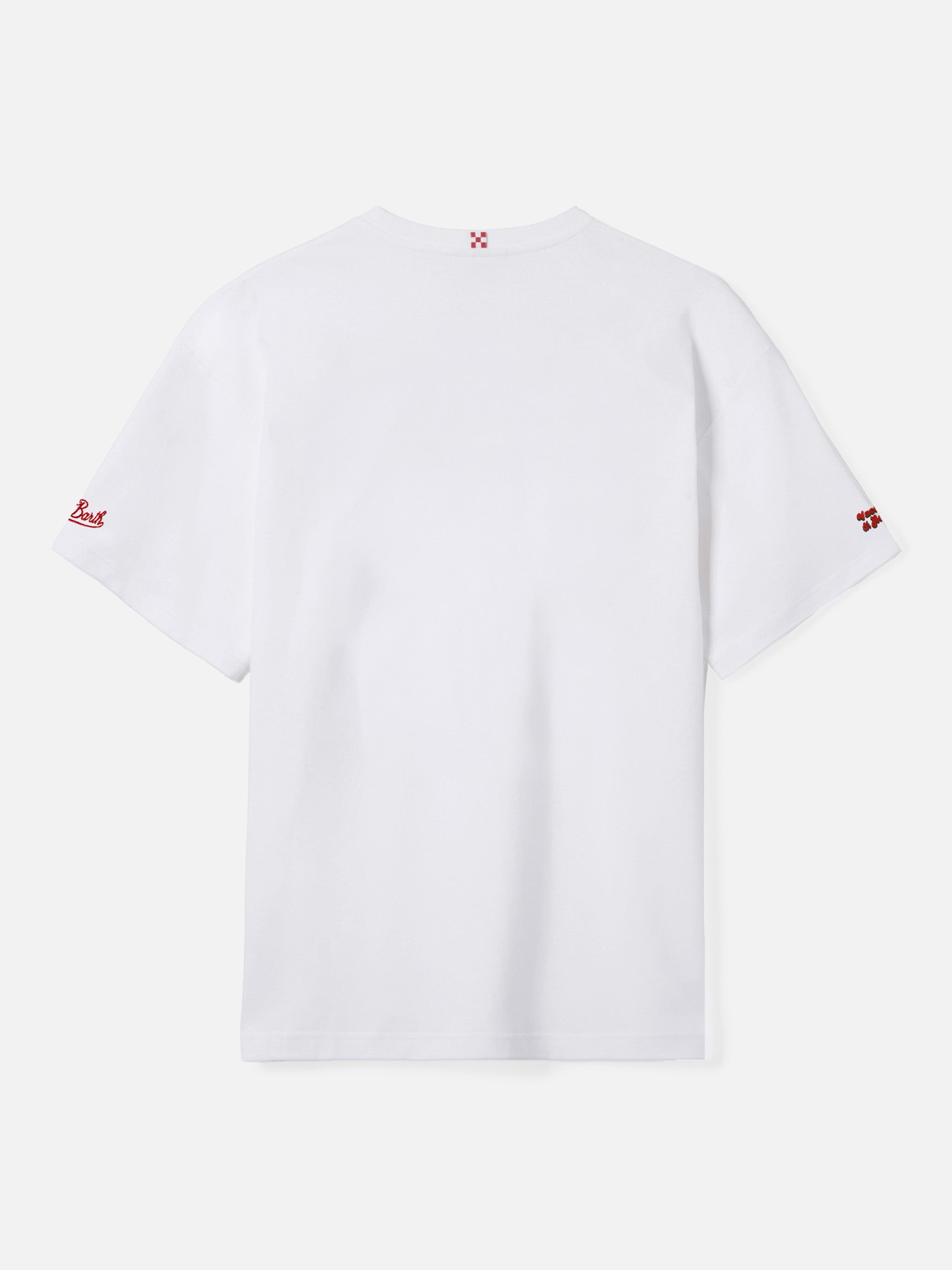 mc2-saint-barth-arnott-t-shirt-uomo-cotone-pesante-ricamo-sole-whisky-special-ed image 5