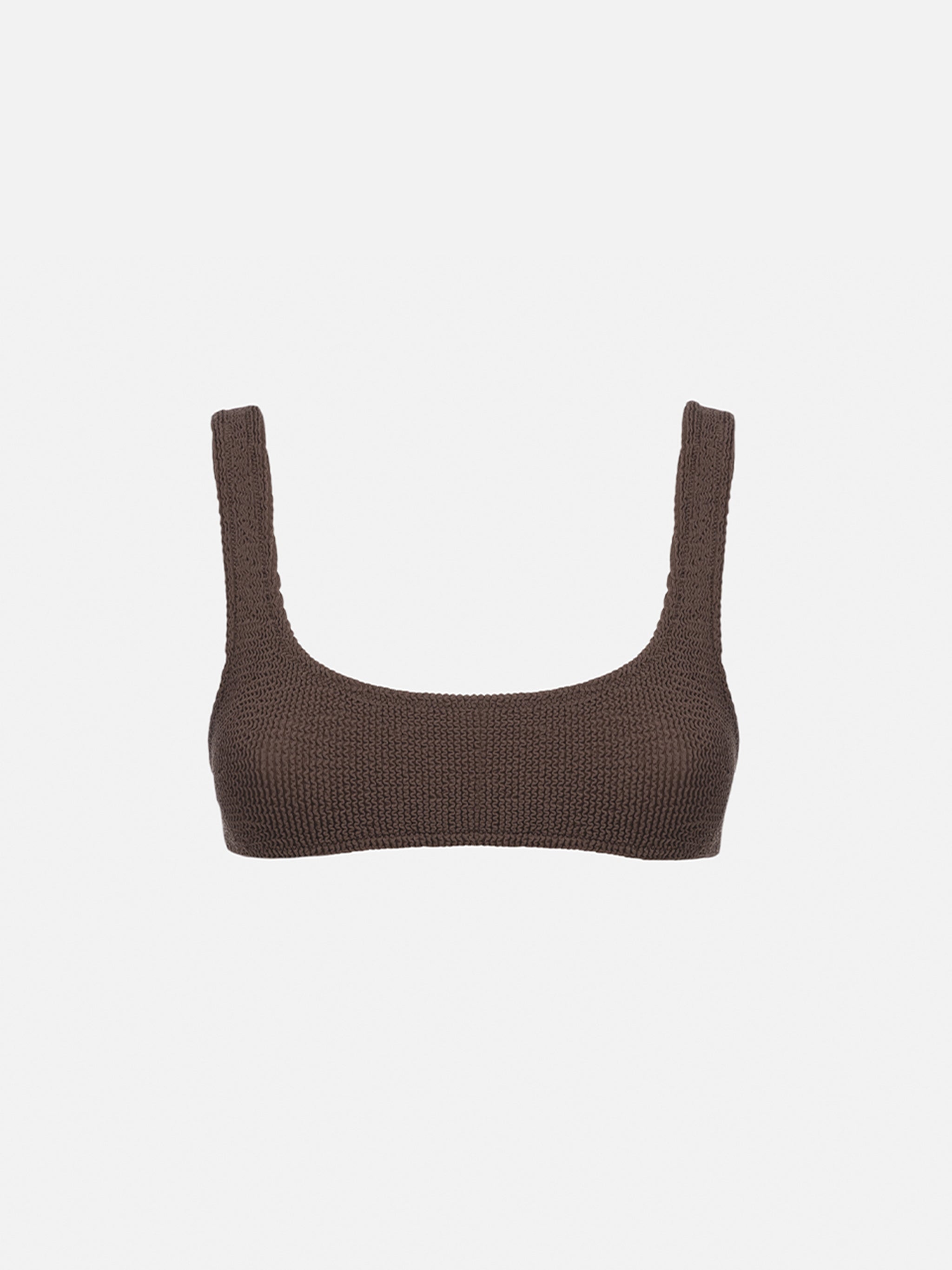 mc2-saint-barth-naima-top-bralette-crinkle-marrone image 1