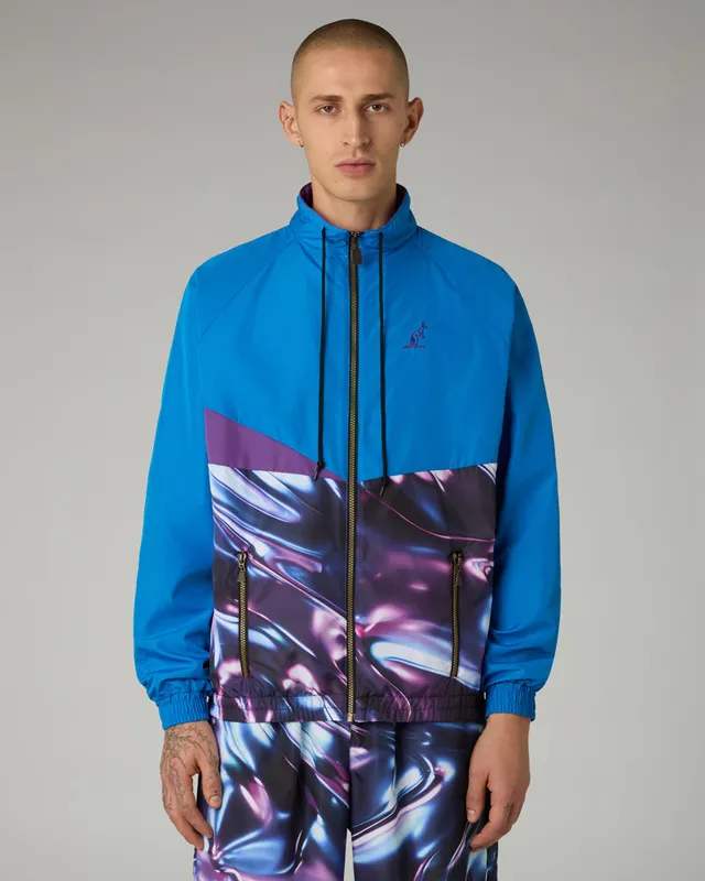 australian-metaliq-panel-track-jacket-giacca-smash-blu-capri image 1