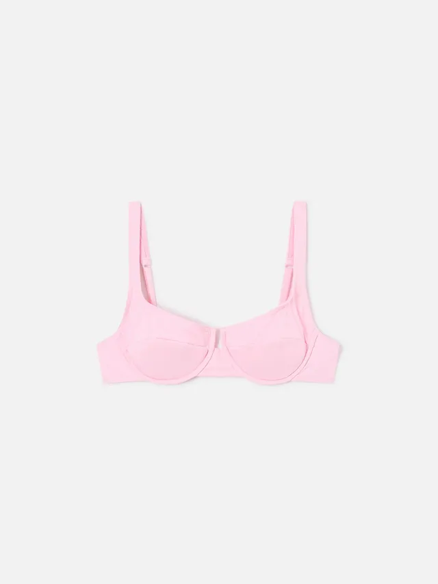 mc2-saint-barth-top-bikini-amira-balconette-rosa-chiaro-ferretto-coppe-imbottite image 1