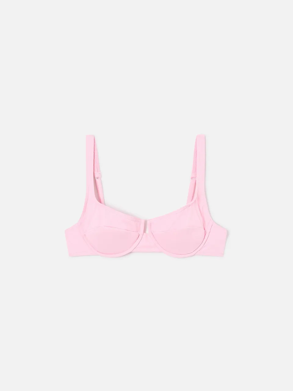 mc2-saint-barth-top-bikini-amira-balconette-rosa-chiaro-ferretto-coppe-imbottite image 1