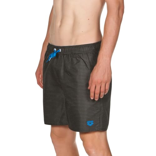 arena-yarn-dyed-boxer-pantaloncini-bagno-uomo-check-con-slip-interno-in-rete image 8