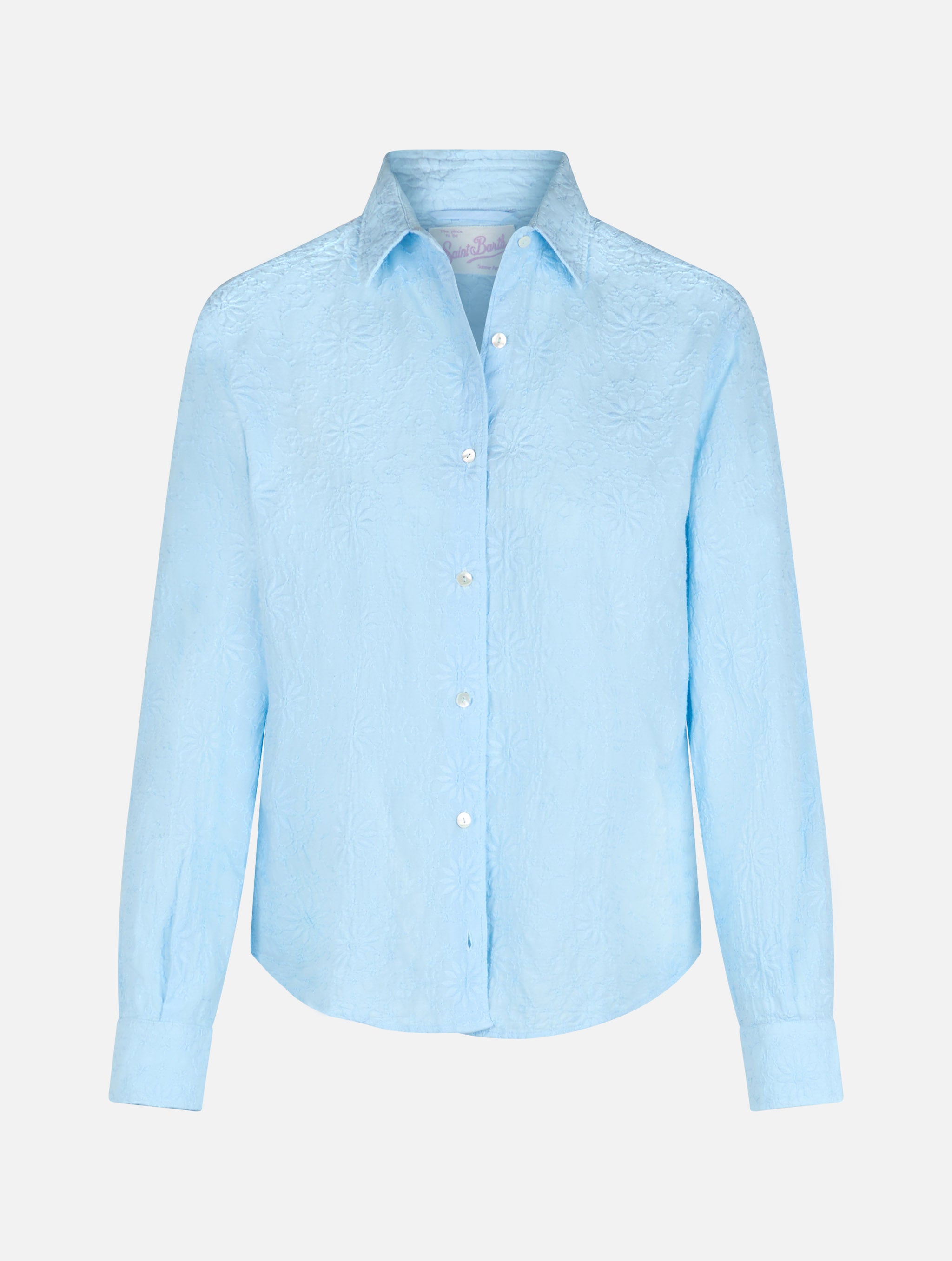 mc2-saint-barth-meredith-camicia-donna-in-sangallo-cotone-azzurro image 4