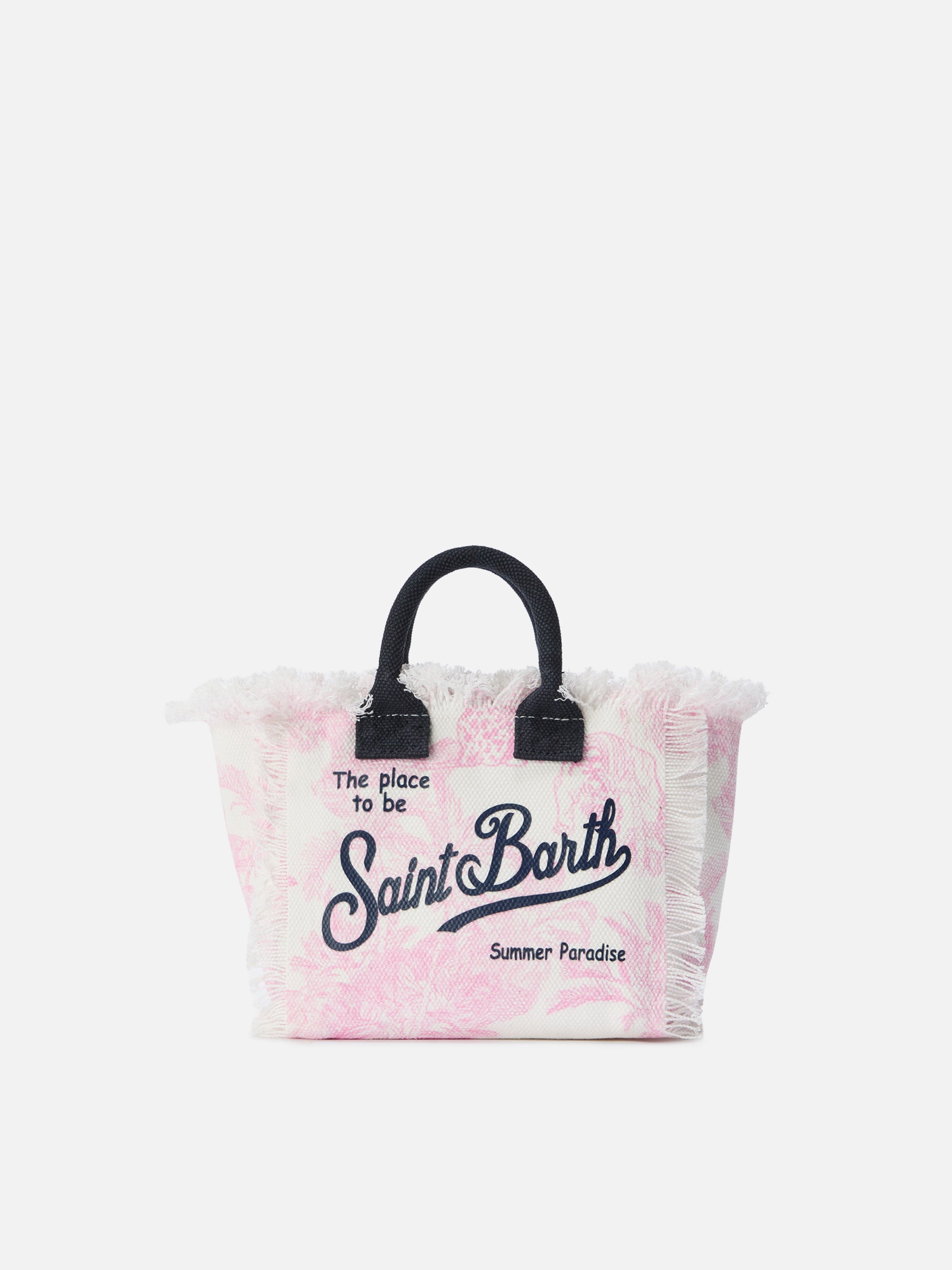 mc2-saint-barth-borsa-vanity-mini-canvas-toile-de-jouy-rosa image 1
