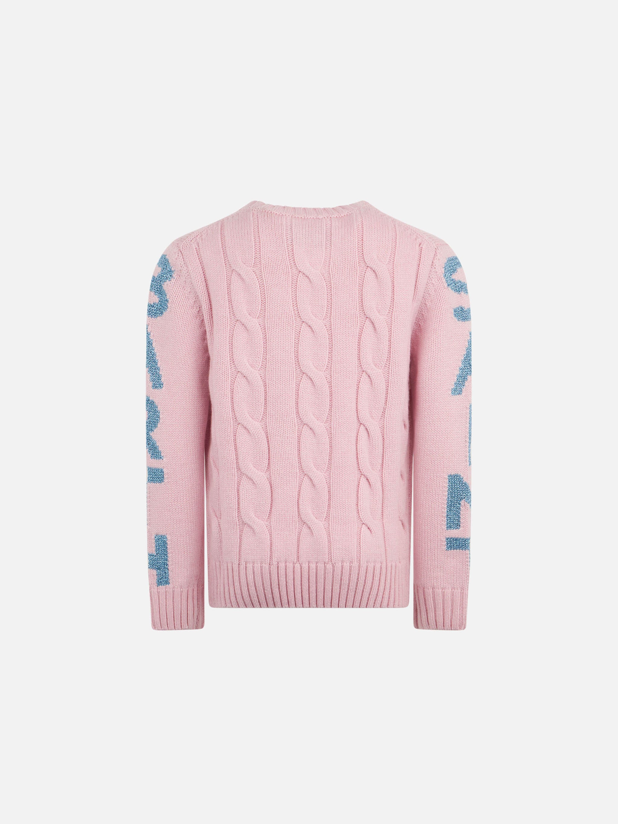 mc2-saint-barth-maglia-bambina-rosa-intrecciata-saint-barth-lurex image 2
