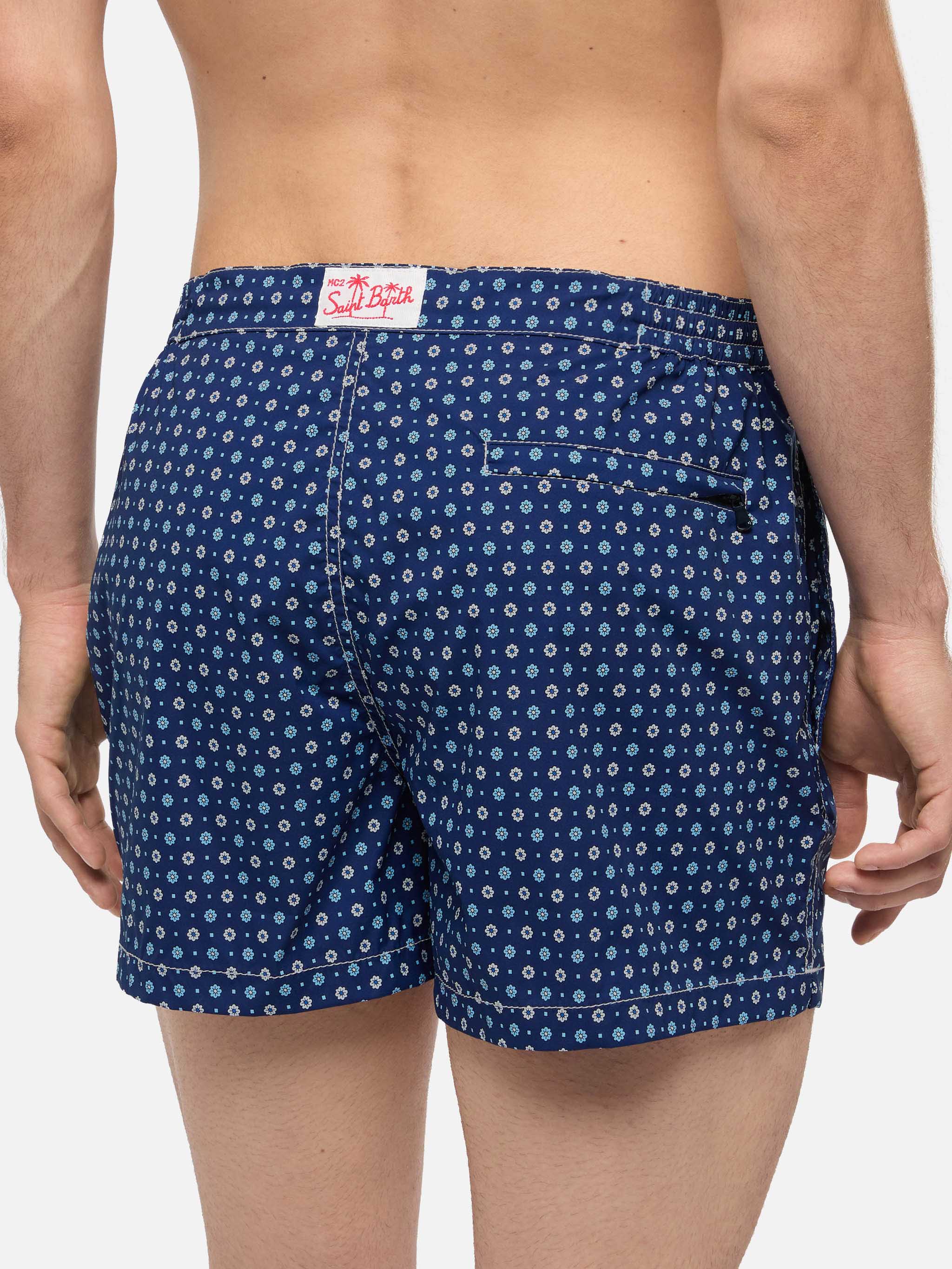 mc2-saint-barth-harrys-costume-mare-uomo-slim-stampa-cravatta-blu-navy image 6