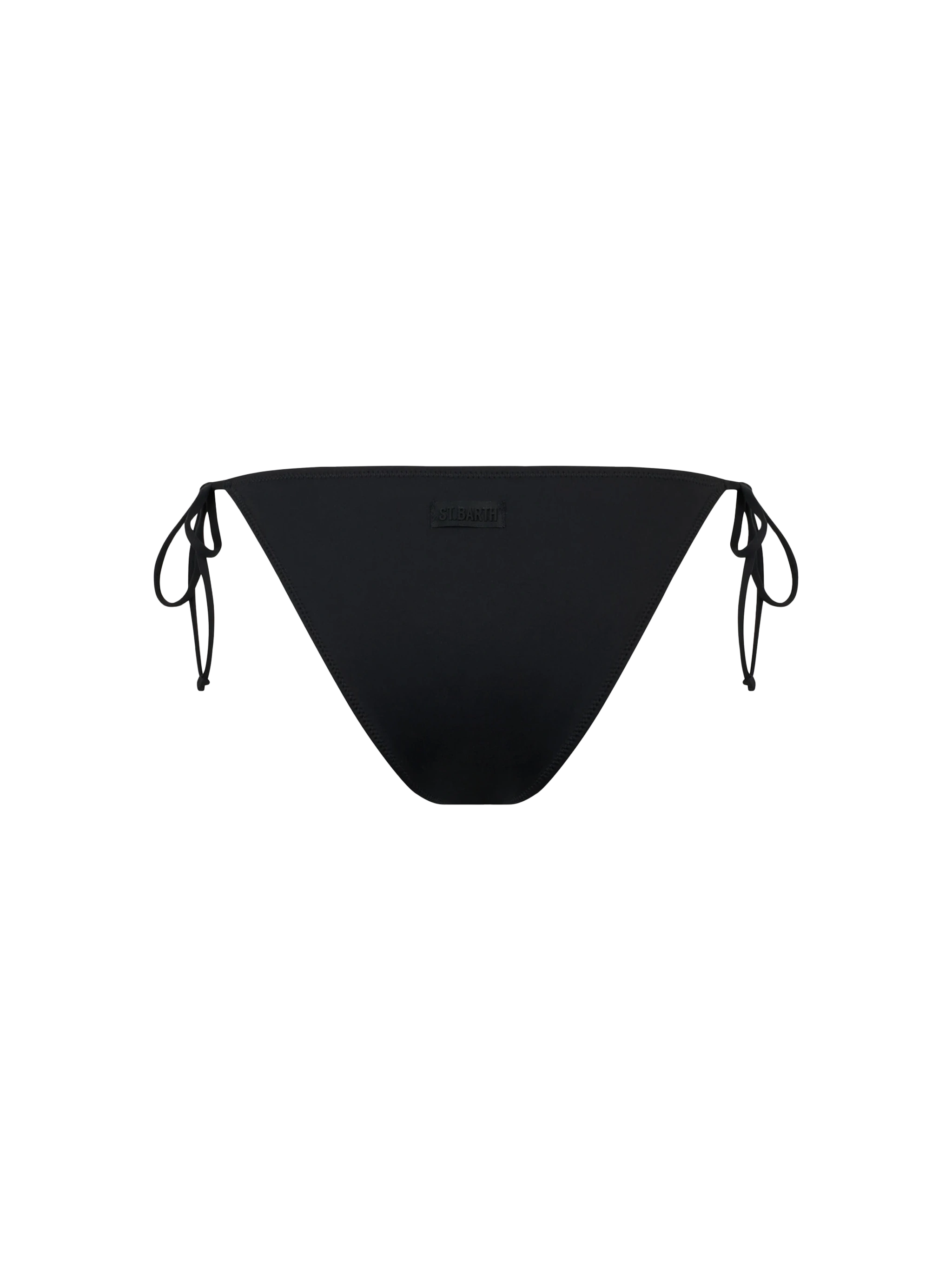 mc2-saint-barth-virgo-slip-bagno-donna-nero-vita-media-con-lacci image 2