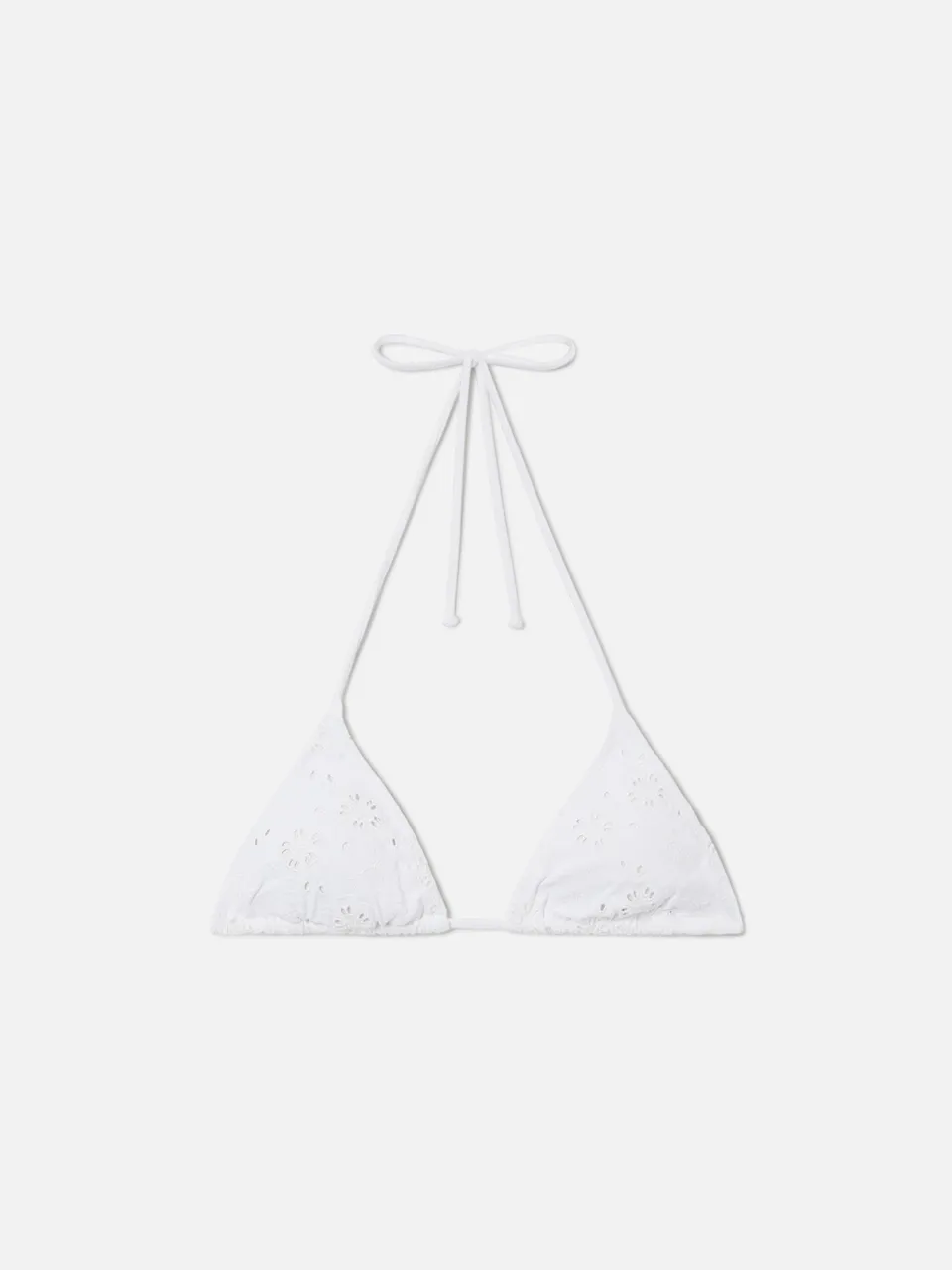 mc2-saint-barth-top-bikini-leah-triangolo-in-sangallo-bianco-donna image 1