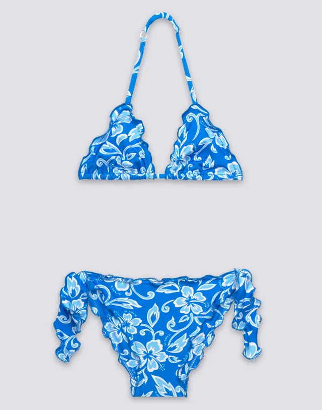 sundek-bikini-bambina-g141-hibiscus-sk23-con-stampa-floreale image 1