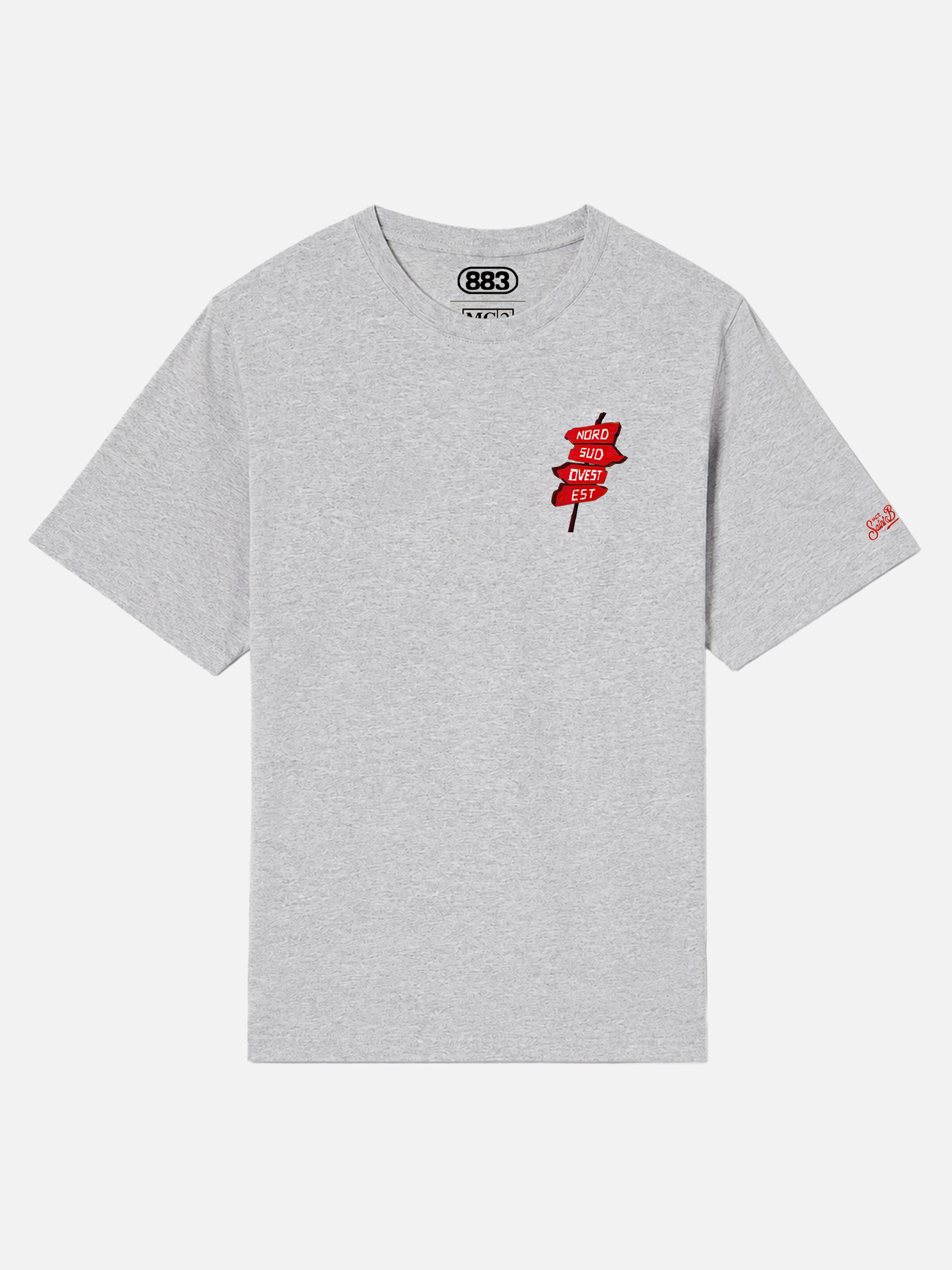 mc2-saint-barth-t-shirt-portland-grigia-con-grafica-nord-sud-ovest-est-883-speci image 2