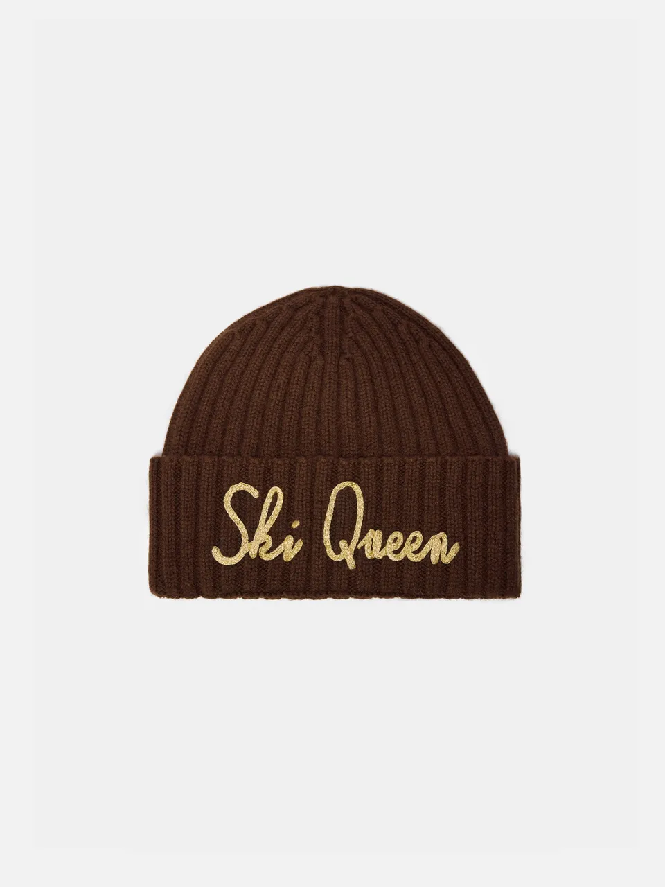 mc2-saint-barth-wengen-berretto-marrone-misto-cashmere-ski-queen-lurex image 1