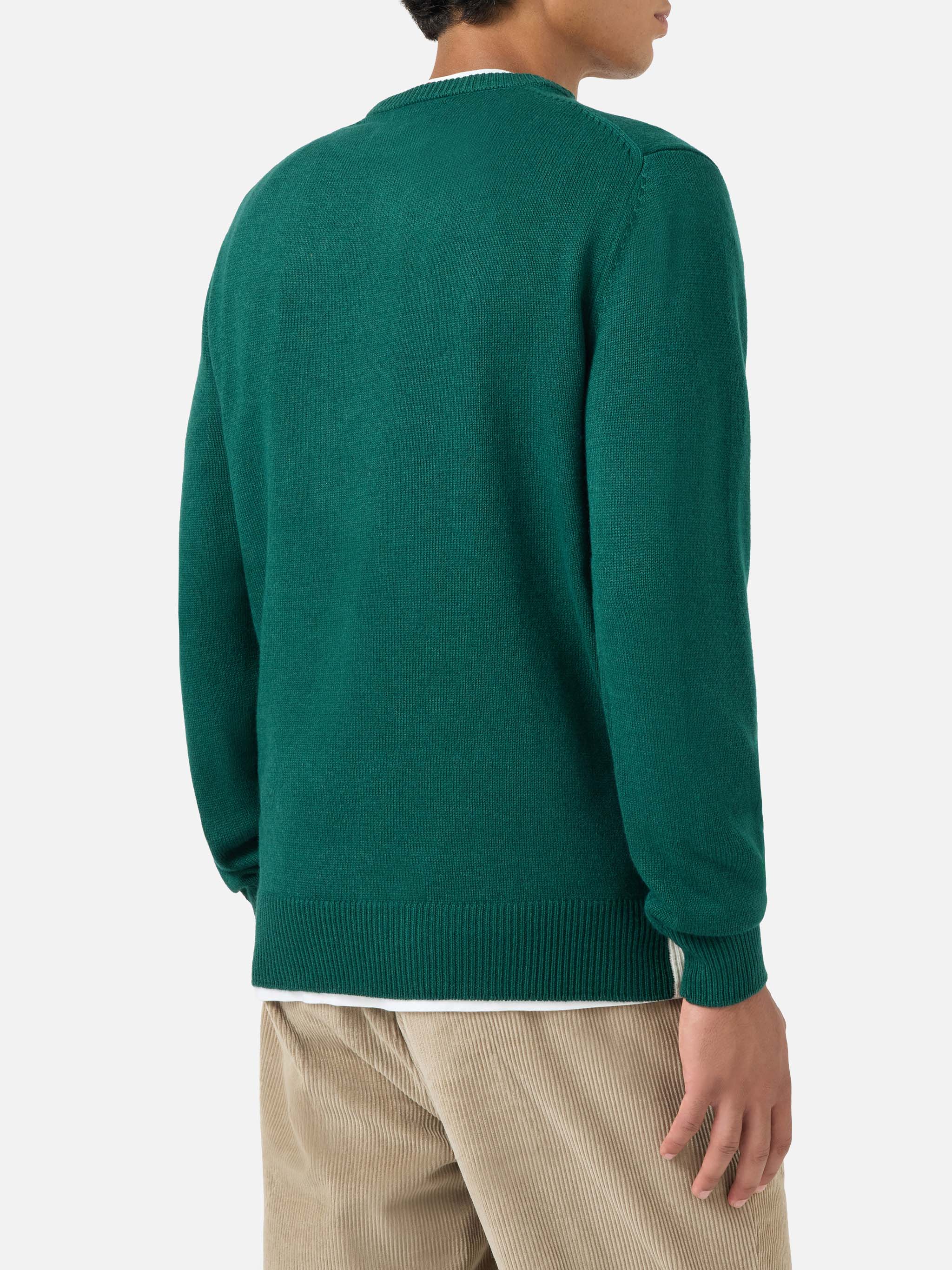 mc2-saint-barth-maglione-heron-uomo-girocollo-jacquard-courchevel-verde image 3