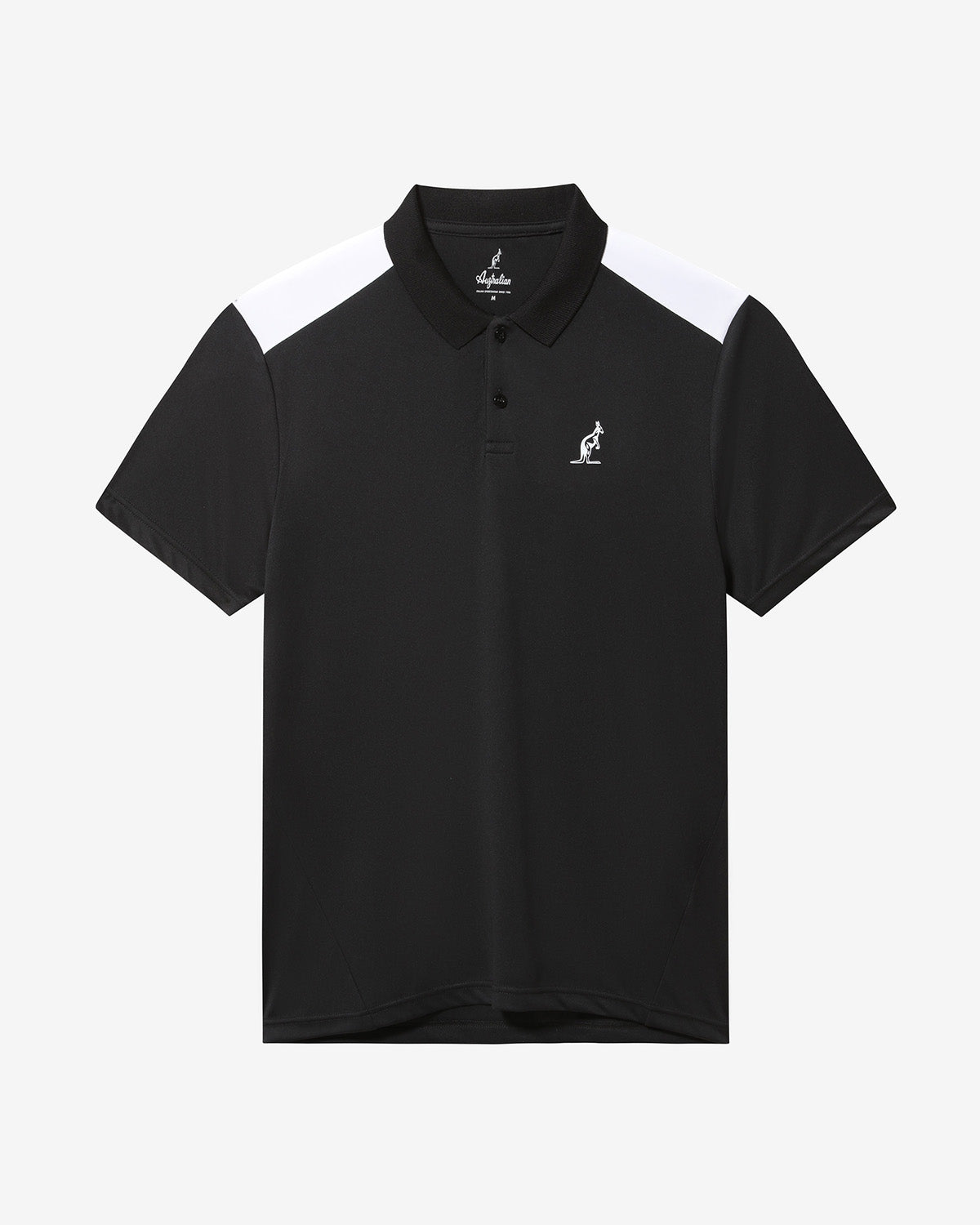 australian-energy-polo-tennis-nero-ace-traspirante image 5