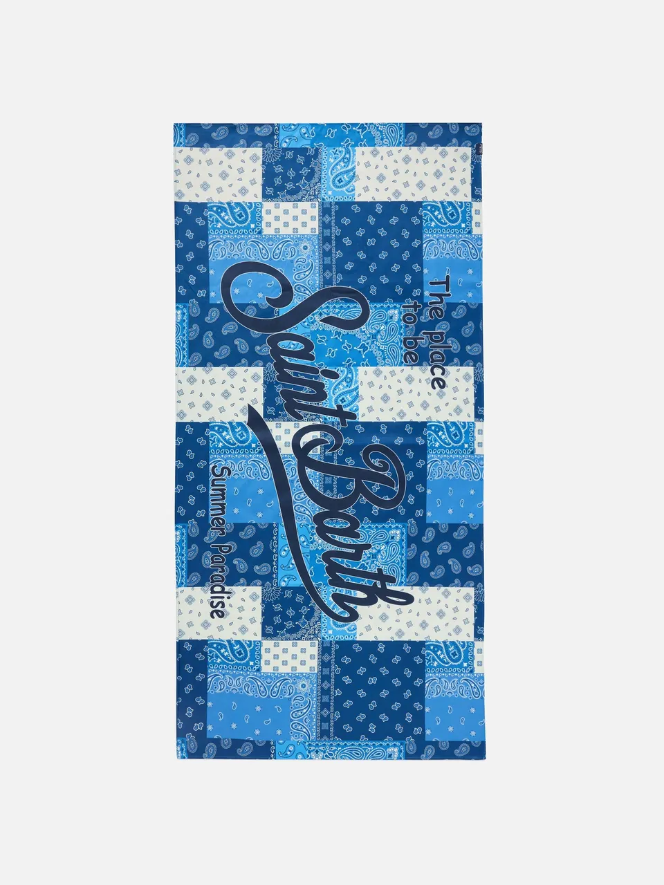 mc2-saint-barth-aidan-telo-mare-in-microfibra-blu-con-stampa-foulard image 1