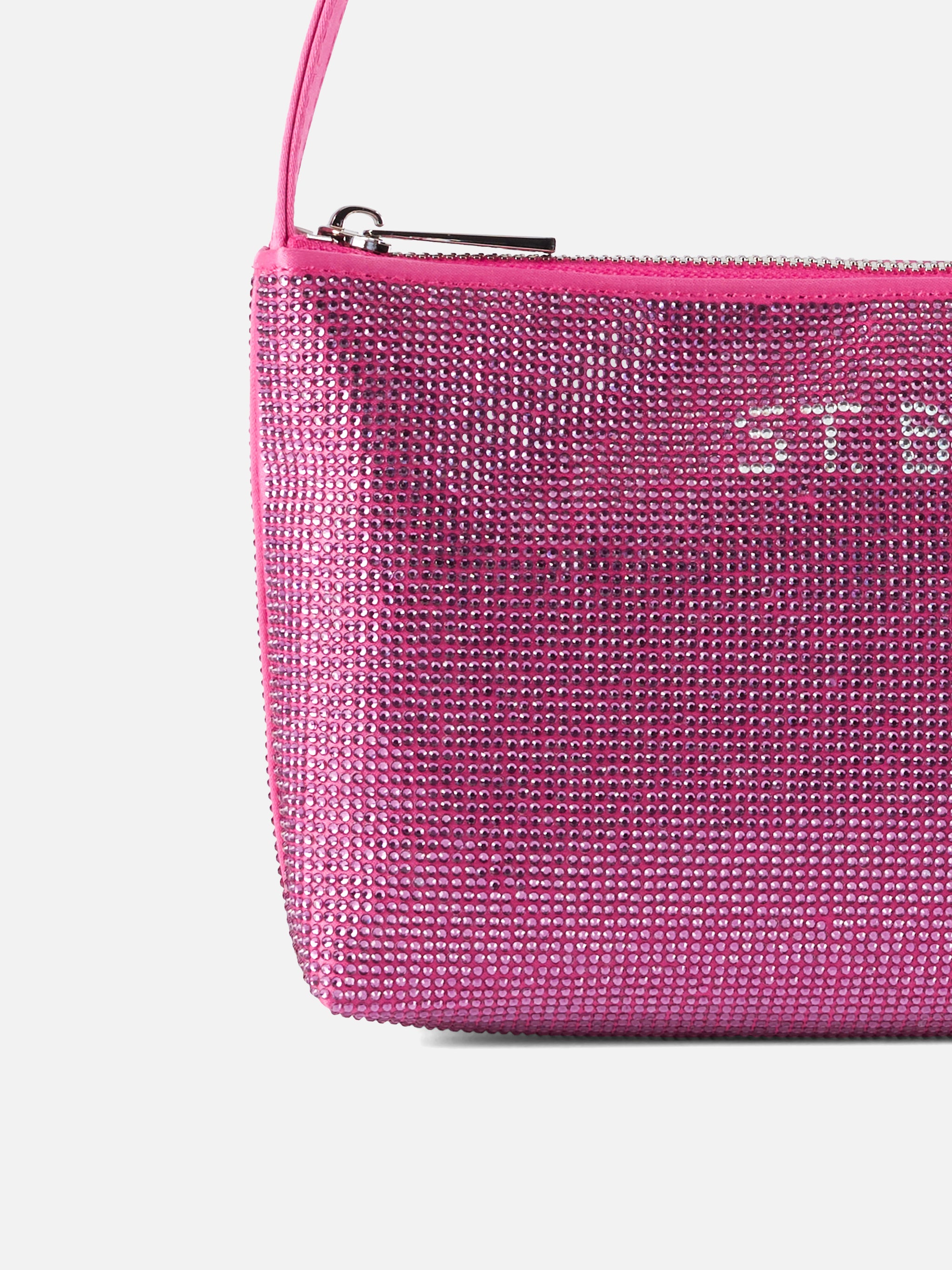 mc2-saint-barth-borsa-mini-strass-fucsia-con-manico-satinato-22x14cm image 4