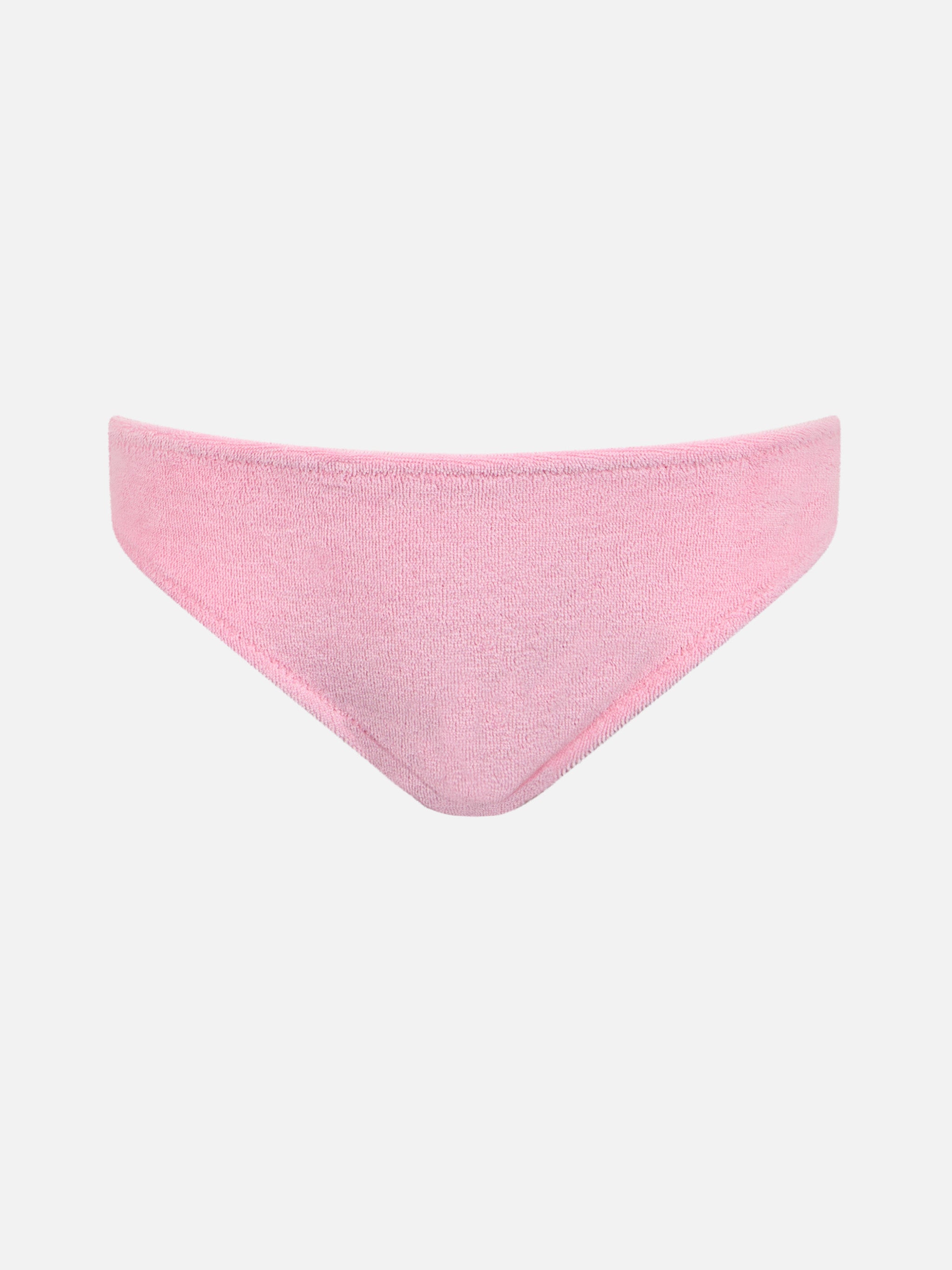 mc2-saint-barth-madame-slip-mare-bambina-spugna-rosa-con-fiocco image 2