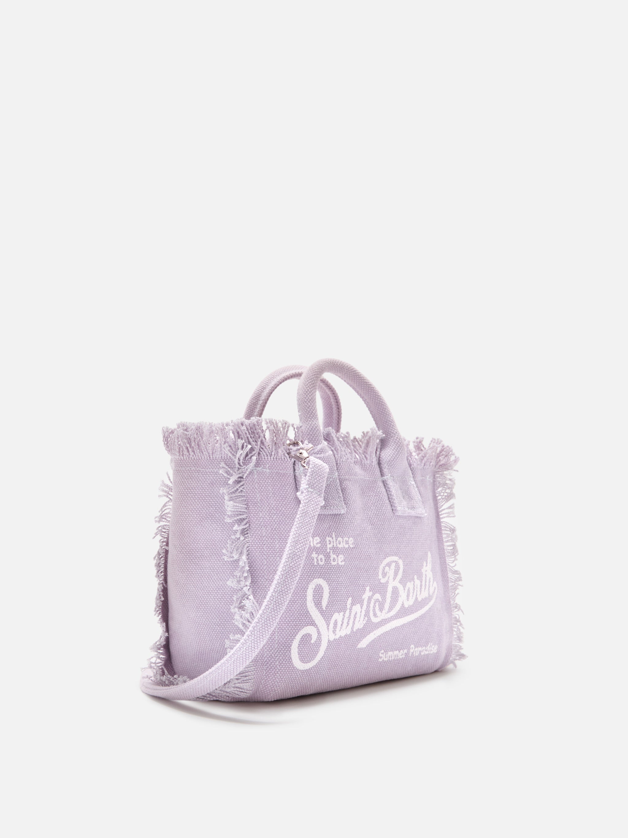 mc2-saint-barth-vanity-mini-borsa-canvas-lilla-con-frange image 3