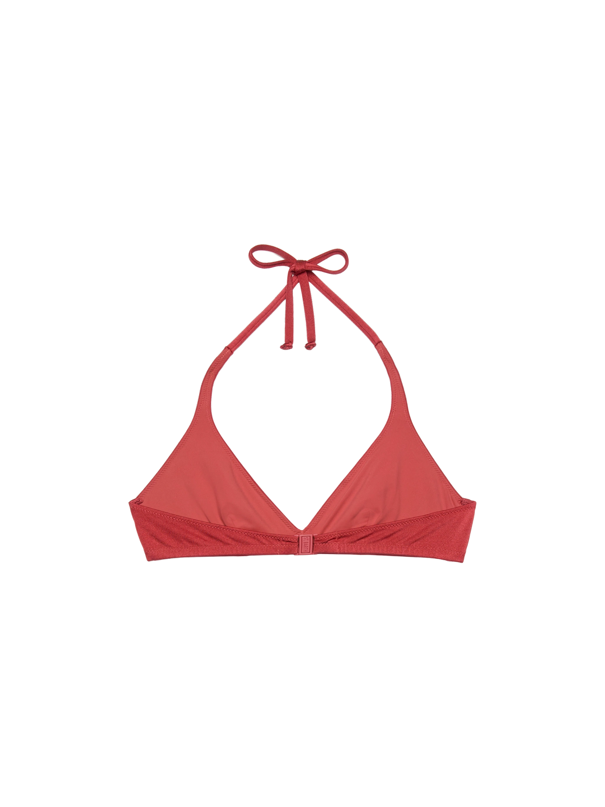 mc2-saint-barth-gaia-top-bralette-triangolo-rosso-mattone-shimmer image 2