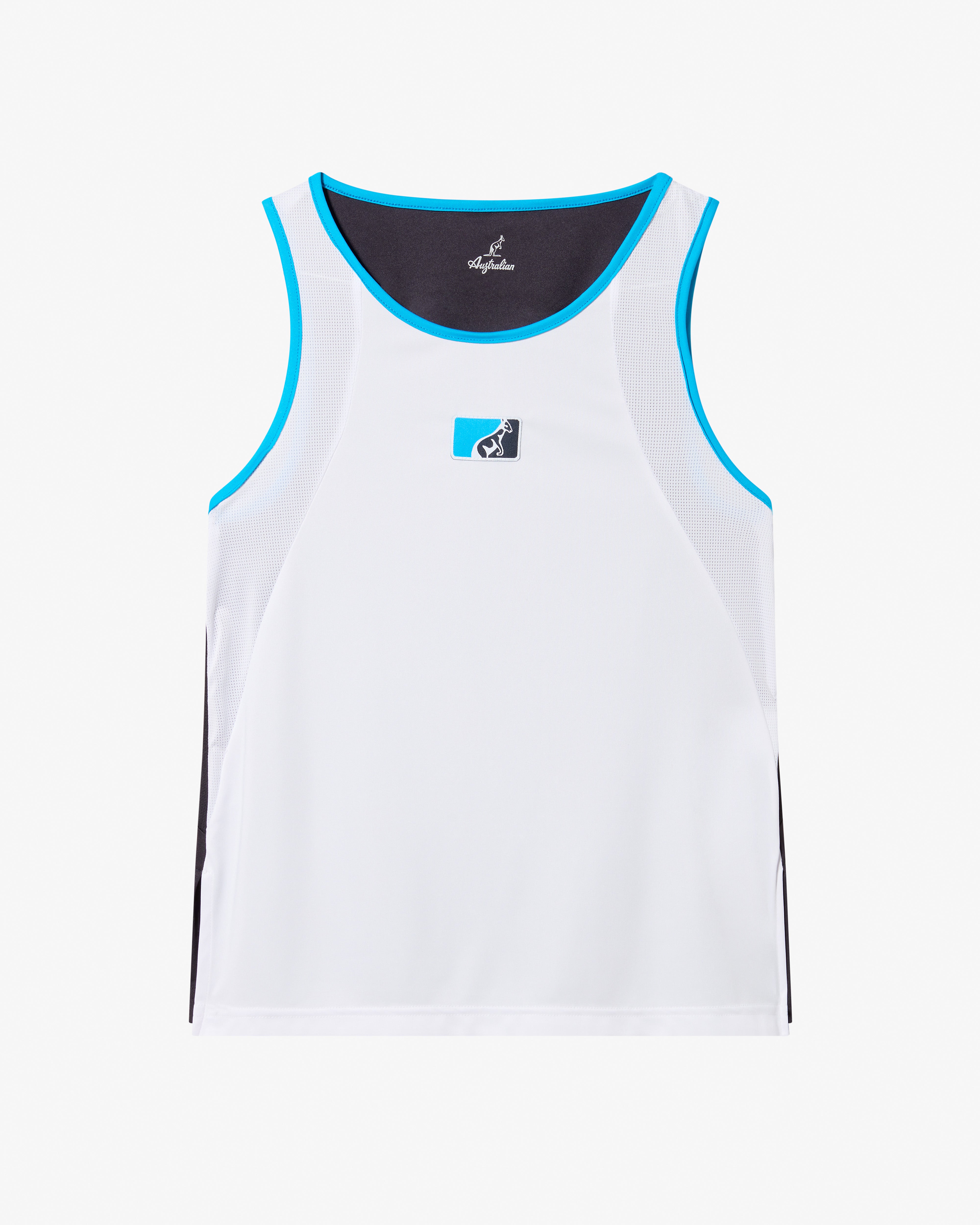 australian-league-tank-top-canotta-bianco-ace-traspirante image 5