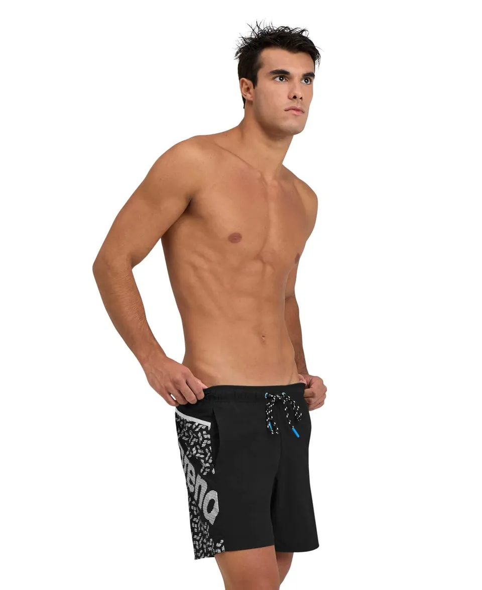 arena-pro-file-beach-boxer-logo-costume-uomo image 1
