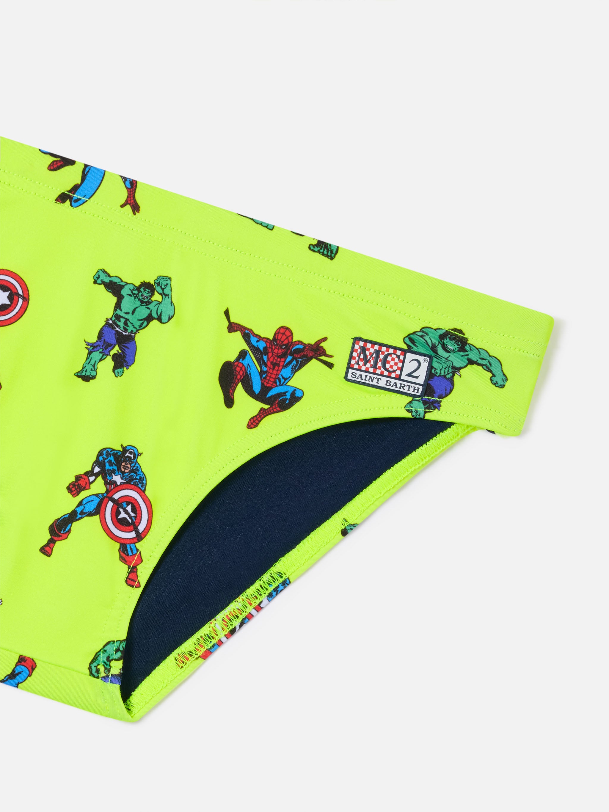 mc2-saint-barth-slip-mare-bambino-billy-giallo-marvel-all-over image 2