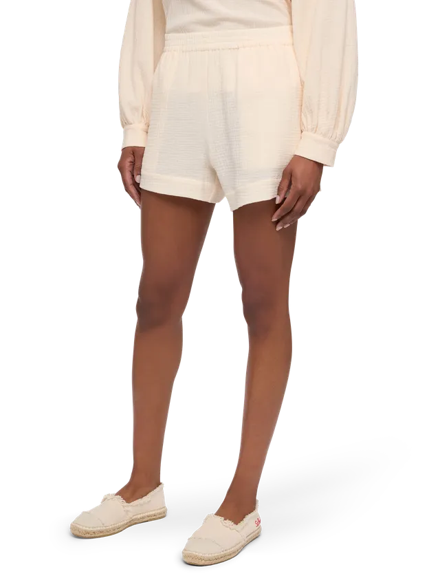 mc2-saint-barth-shorts-donna-meave-pull-up-in-mussola-di-cotone-bianco image 1