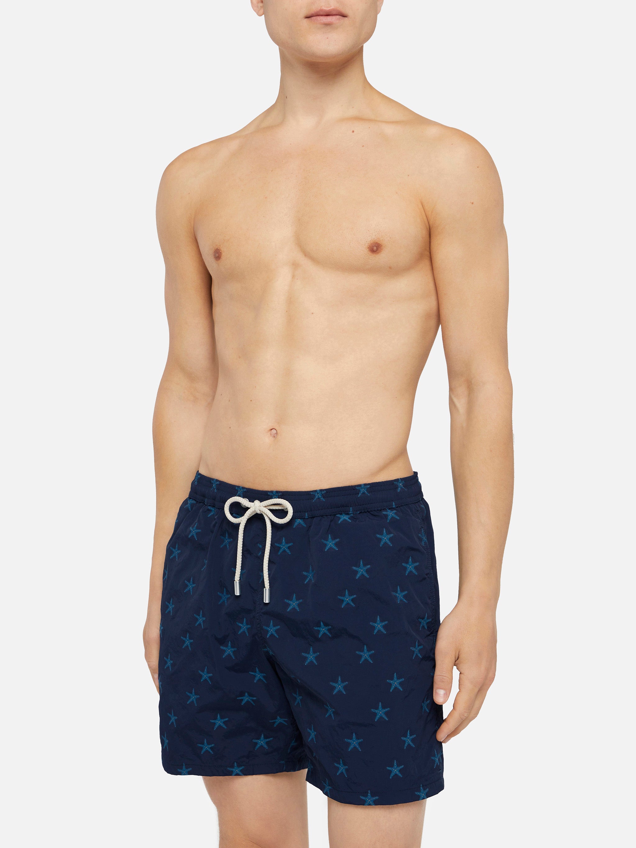 mc2-saint-barth-patmos-costume-mare-uomo-blu-navy-jacquard-stelle-marine image 3