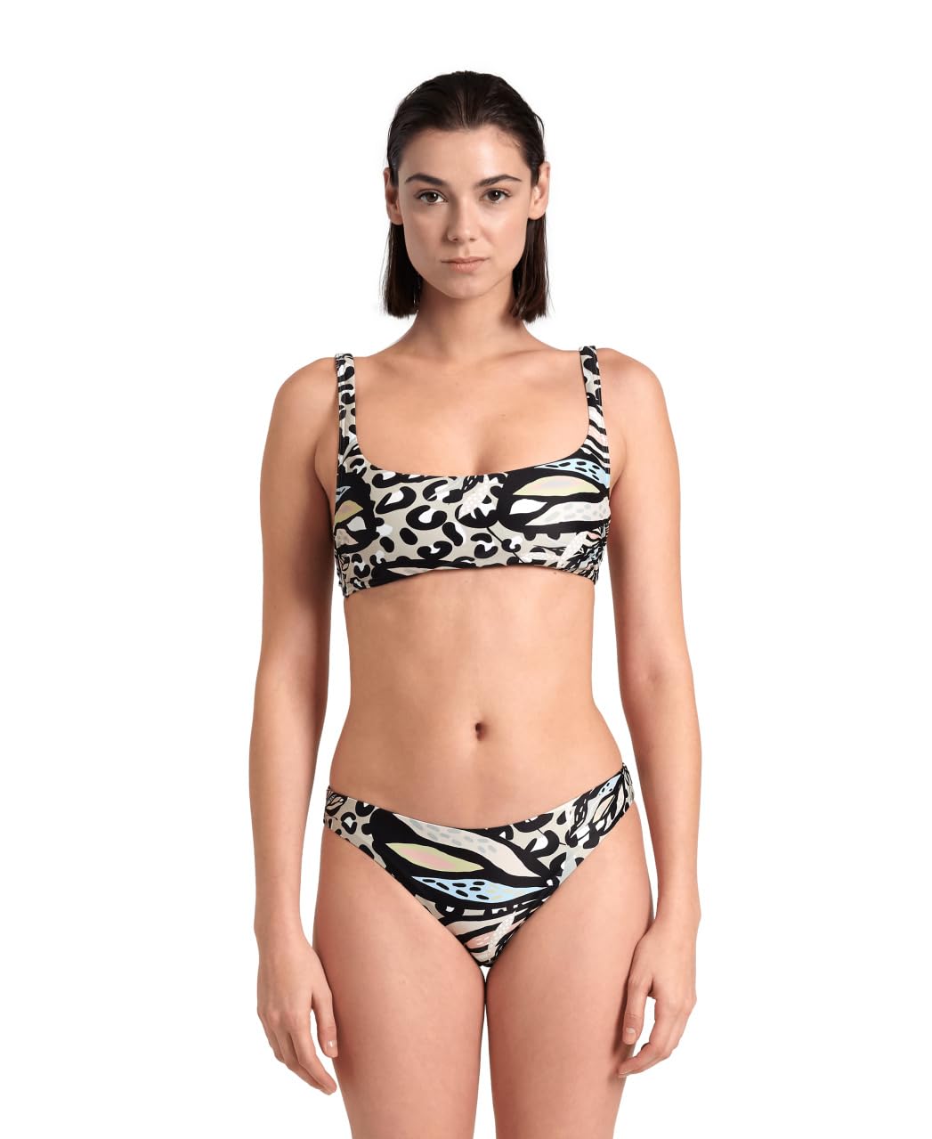 arena-water-print-bikini-bralette-due-pezzi-donna image 7