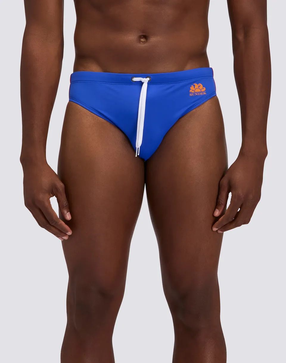 sundek-sax-slip-mare-uomo-sportivo-con-bande-laterali-e-coulisse-m287ssl3000 image 1