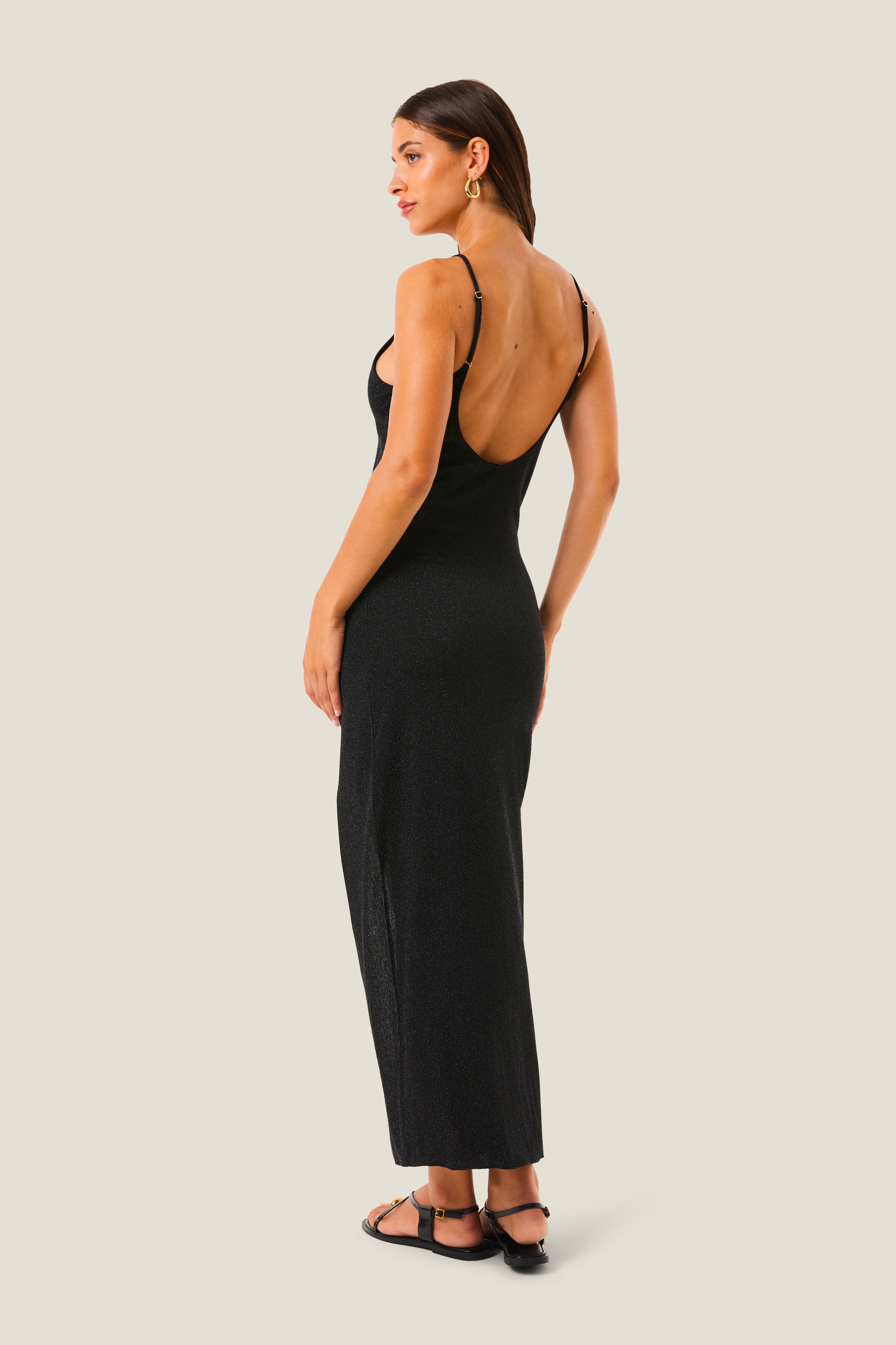 4giveness-abito-lungo-color-lurex-cover-up-mare-donna image 2