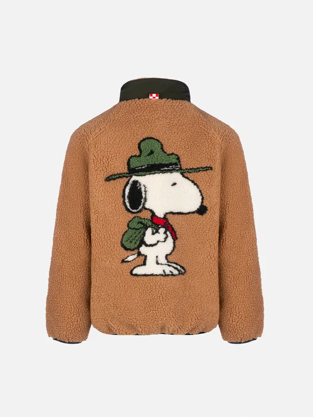 mc2-saint-barth-giacca-keystone-bambino-sherpa-beige-special-edition-snoopy-pean image 1