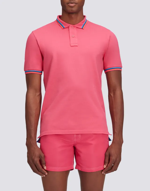 sundek-polo-uomo-brice-cotone-piquet-bande-tricolor-m779plj6500 image 1