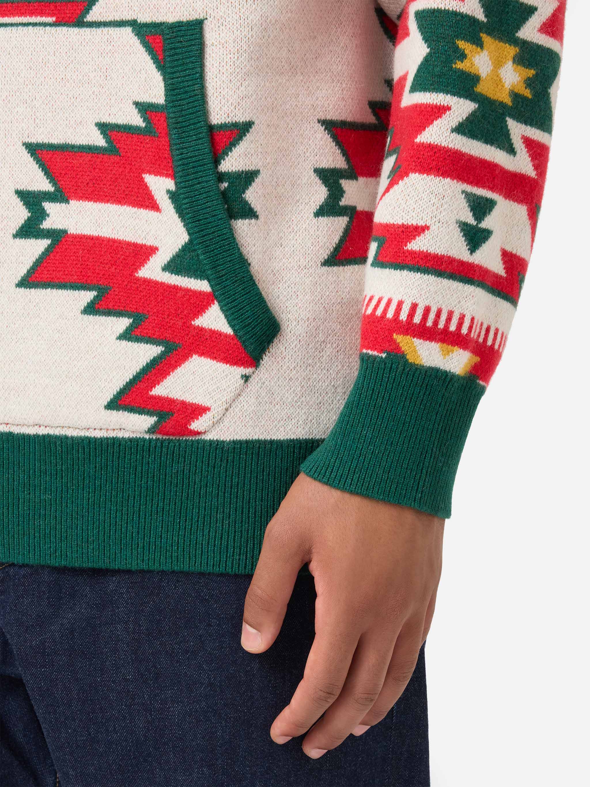 mc2-saint-barth-wood-maglia-con-cappuccio-in-misto-cashmere-brushed-fantasia-etn image 4