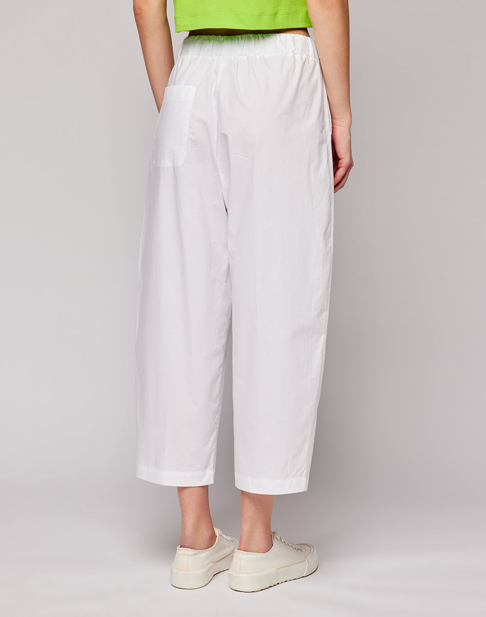 sundek-pantaloni-donna-in-popeline-di-cotone-vita-elastica-con-coulisse image 7