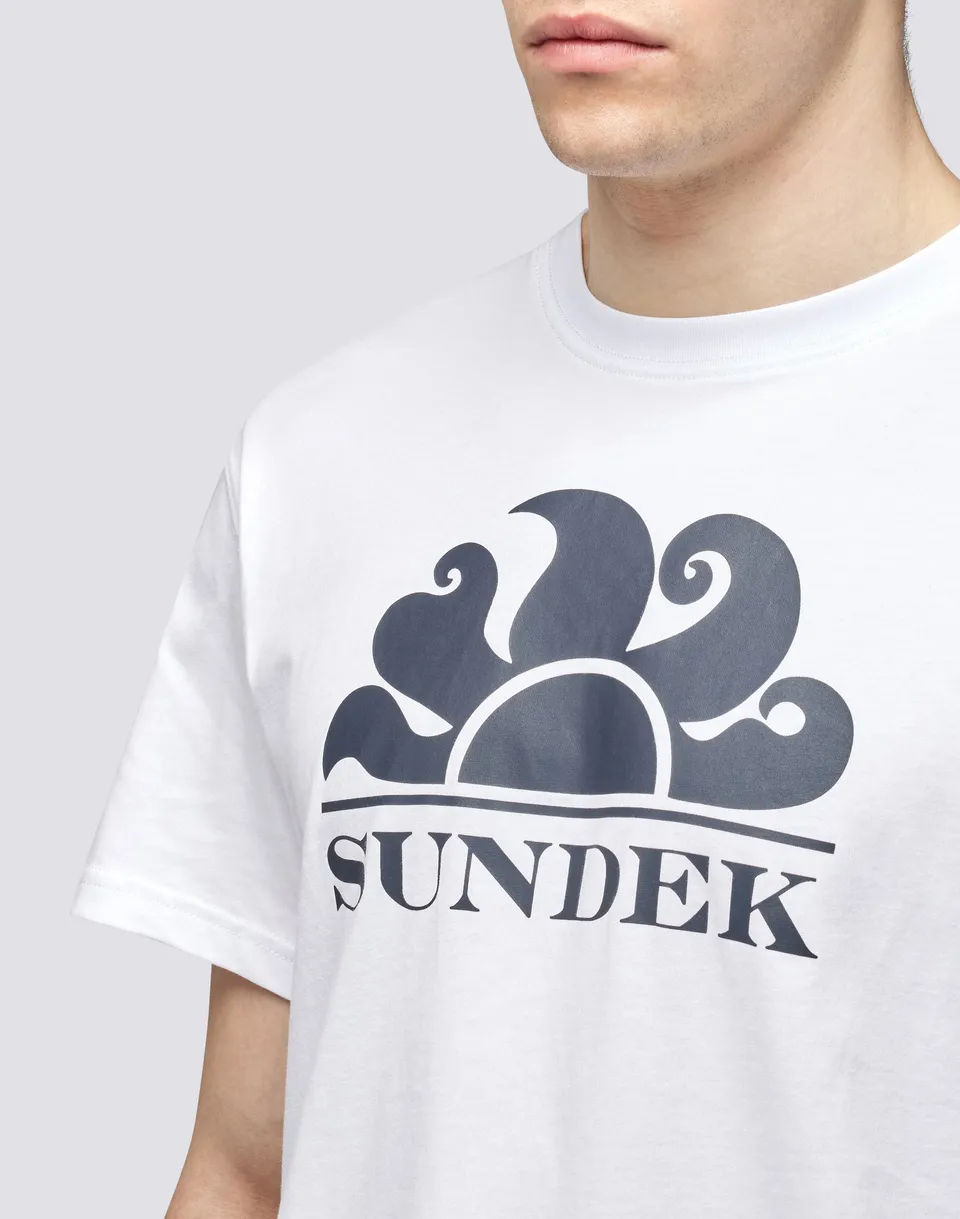 sundek-t-shirt-uomo-girocollo-in-cotone-con-maxi-logo-stampato-2 image 1