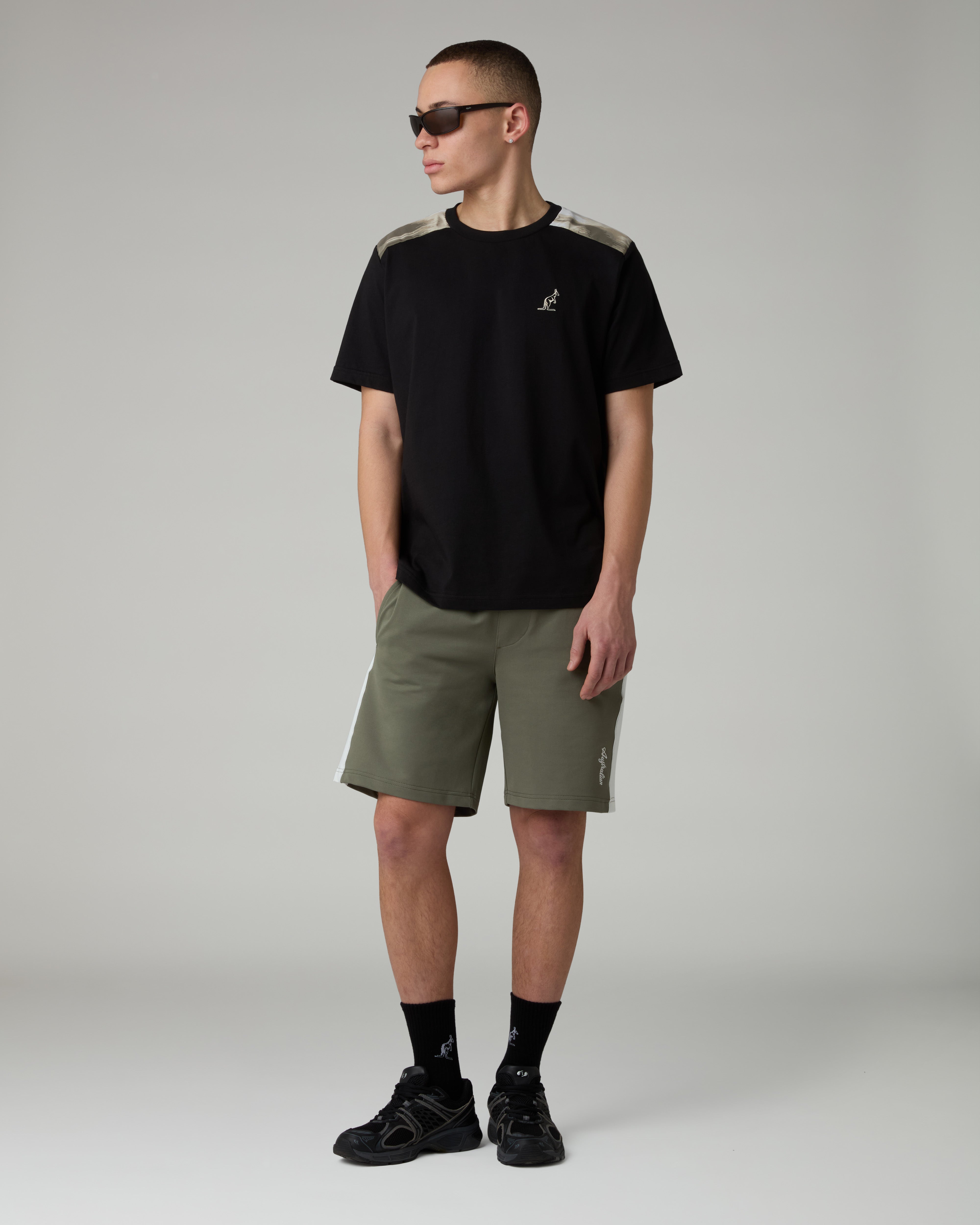 australian-doric-cotton-t-shirt-maglietta-cotone-uomo-nero image 2
