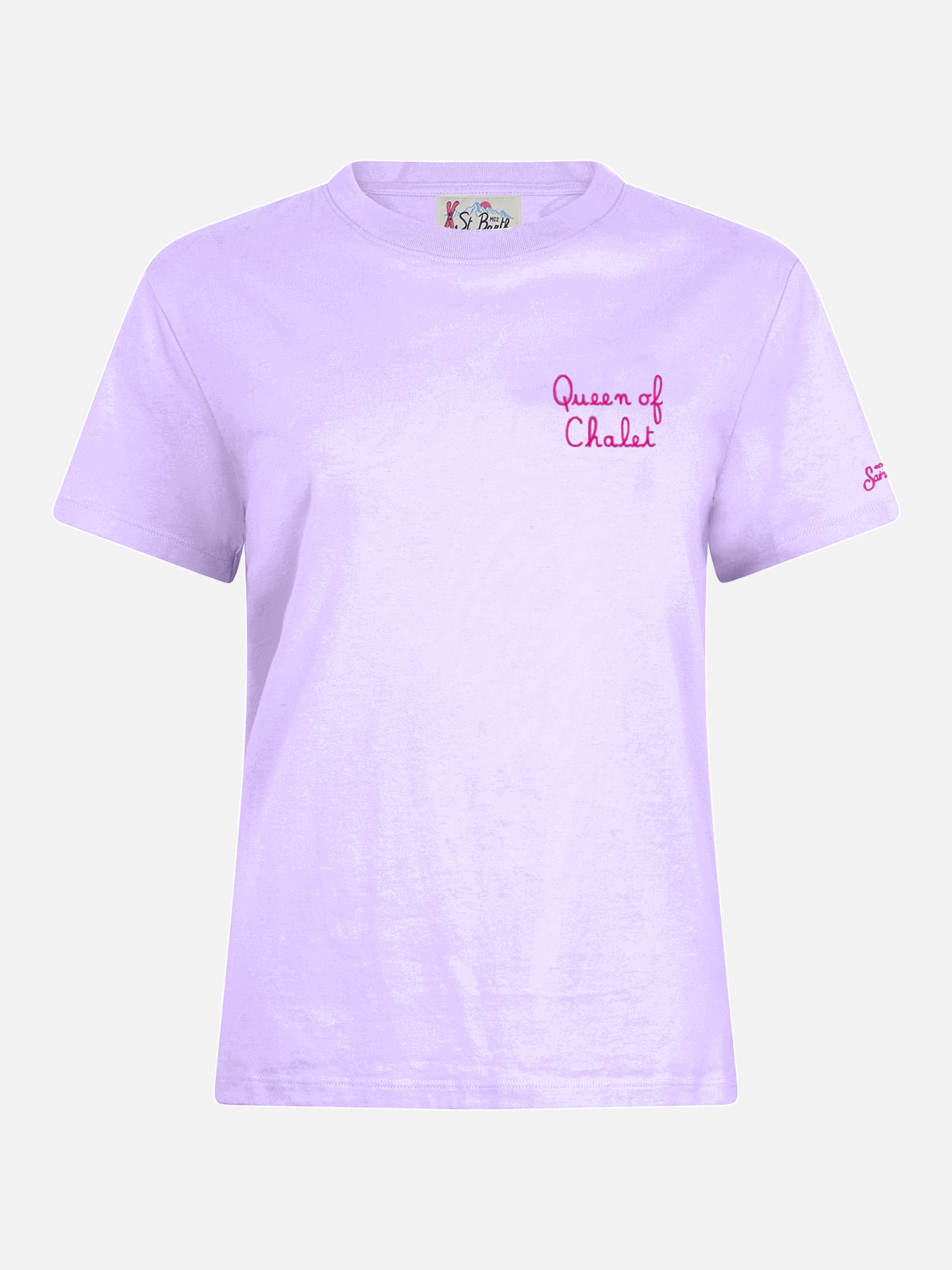 mc2-saint-barth-t-shirt-donna-emilie-in-cotone-invernale-con-ricamo-queen-of-cha image 3