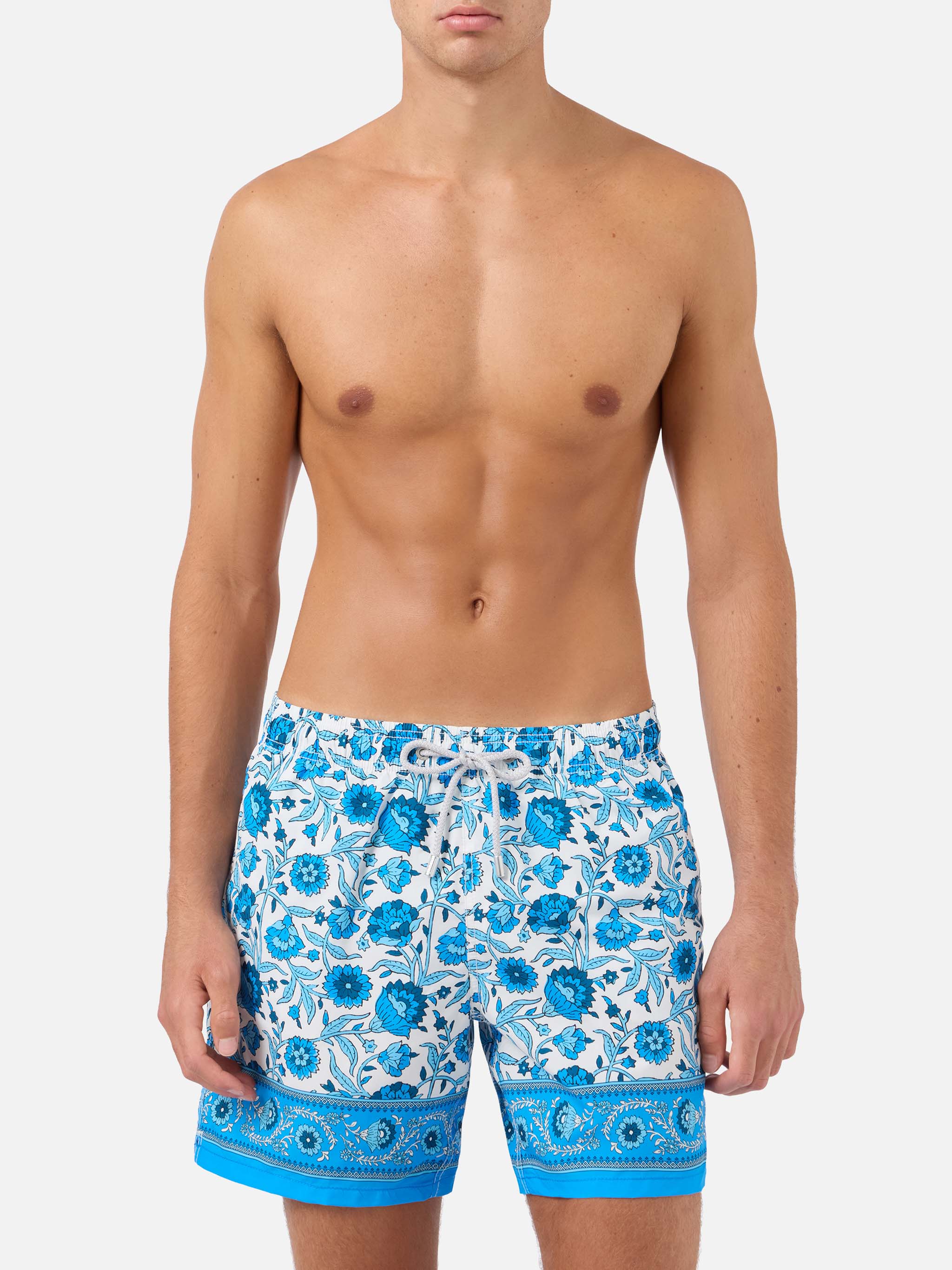 mc2-saint-barth-gustavia-costume-mare-uomo-stampa-floreale-batik-blu image 3