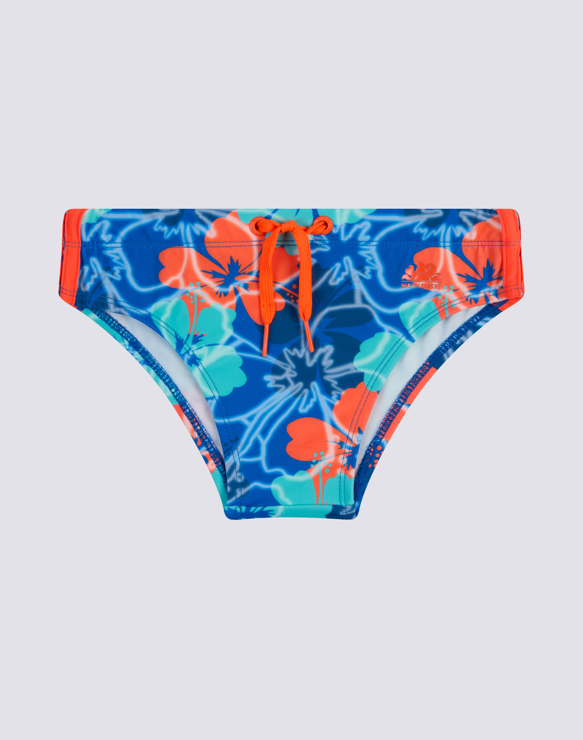sundek-mini-diwalter-slip-mare-bambino-stampa-floreale-econyl image 1