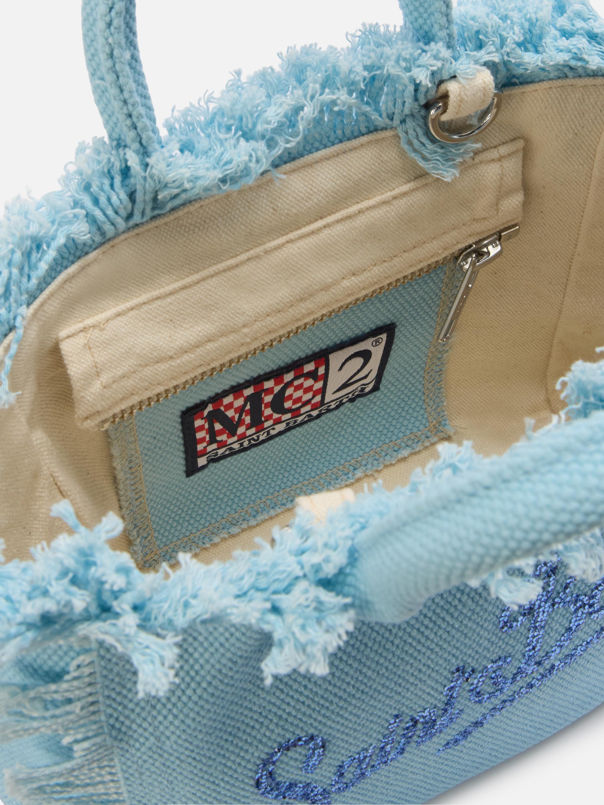 mc2-saint-barth-borsa-vanity-mini-in-canvas-azzurro-con-logo-strass image 4