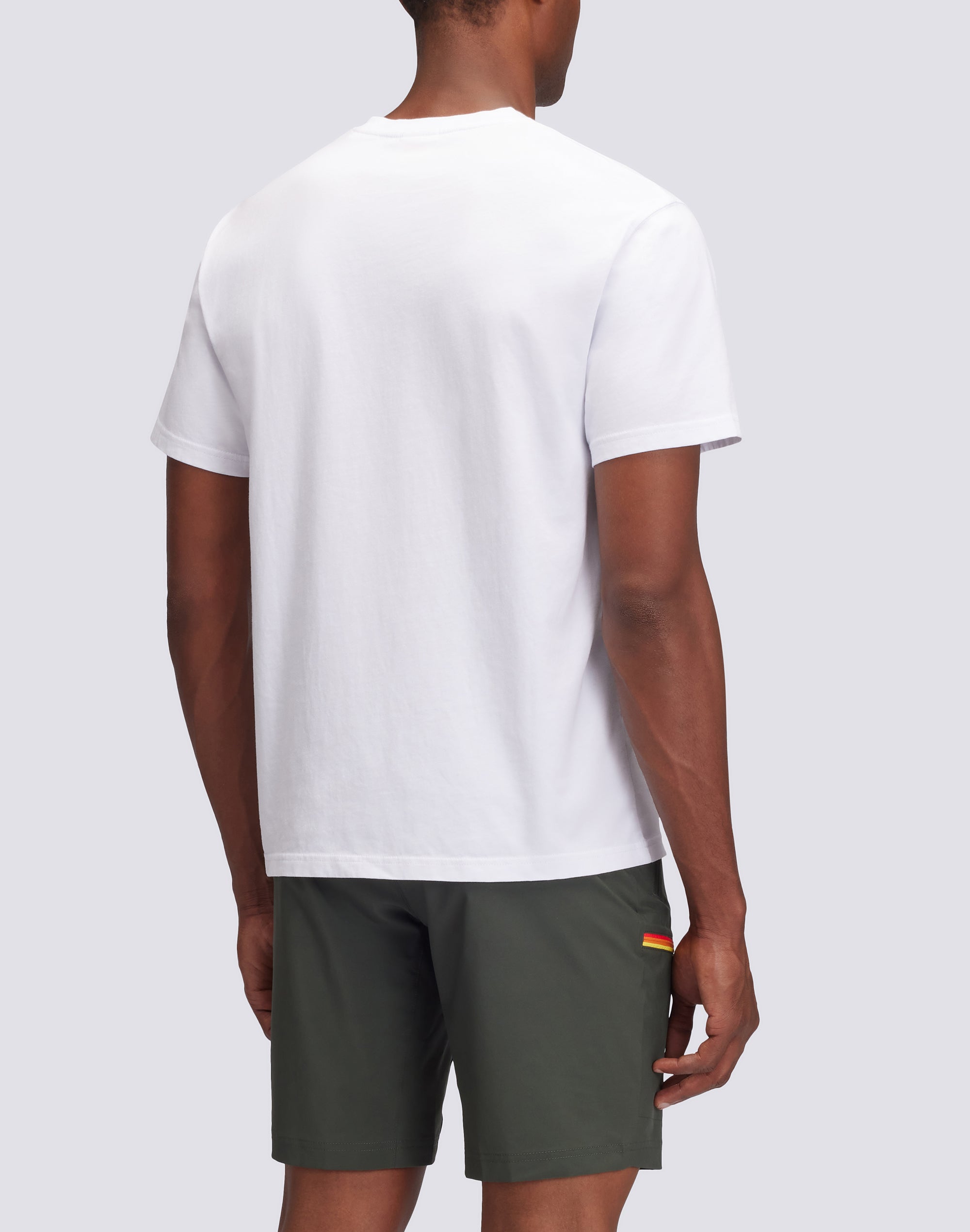 sundek-t-shirt-uomo-con-ricamo-tricolore-cotone-a-mezza-manica image 2